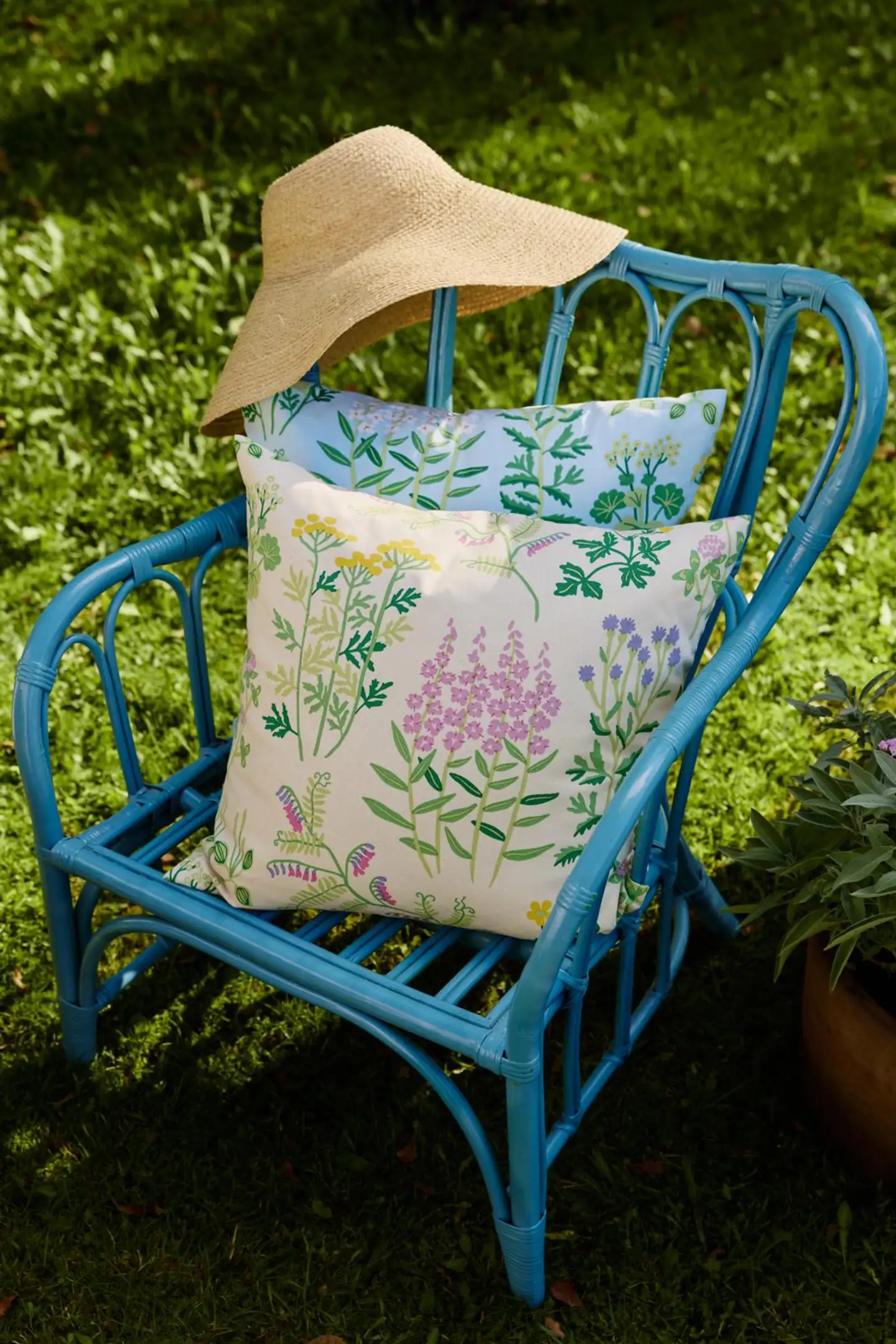 Finlayson koristetyynynpäällinen Joutomaa 48x48cm luonnonvalk/vihreä - 4