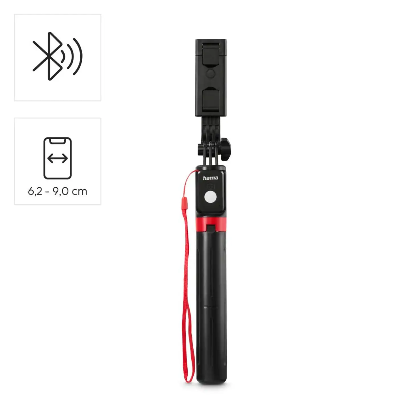 Hama kuvausjalusta Fancy Stand 110 II pituussäädettävällä varrella ja kaukolaukaisimella - 9