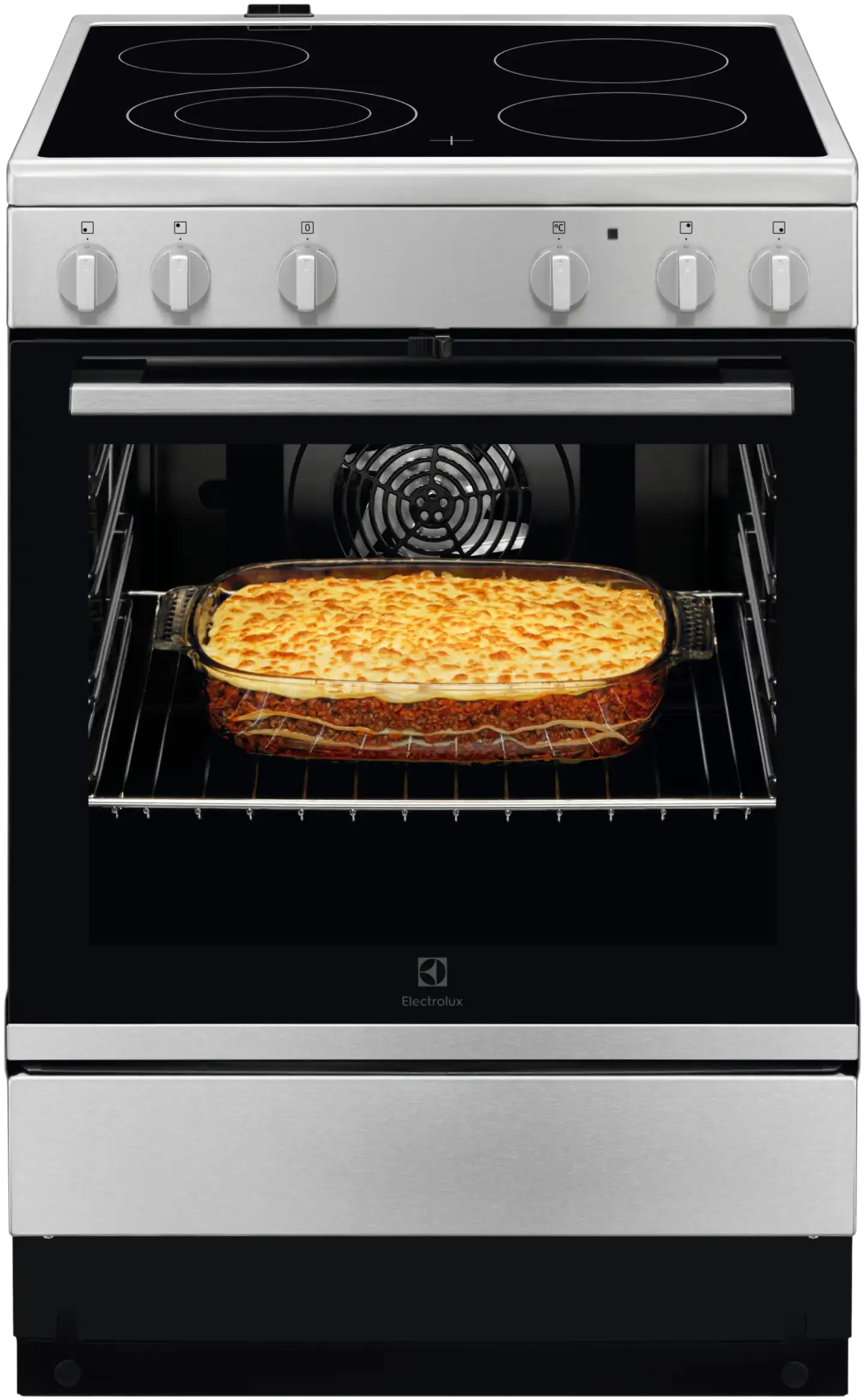 Electrolux 60cm leveä keraaminen lattialiesi LKR64004NX teräs - 1