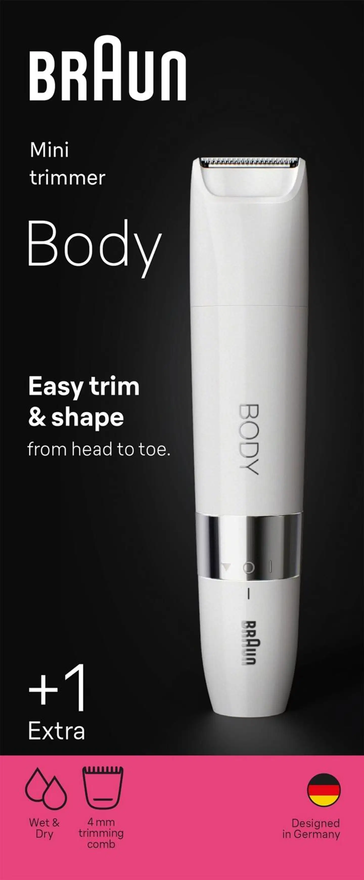 Braun BodyGroom BS1000 trimmeri - 1
