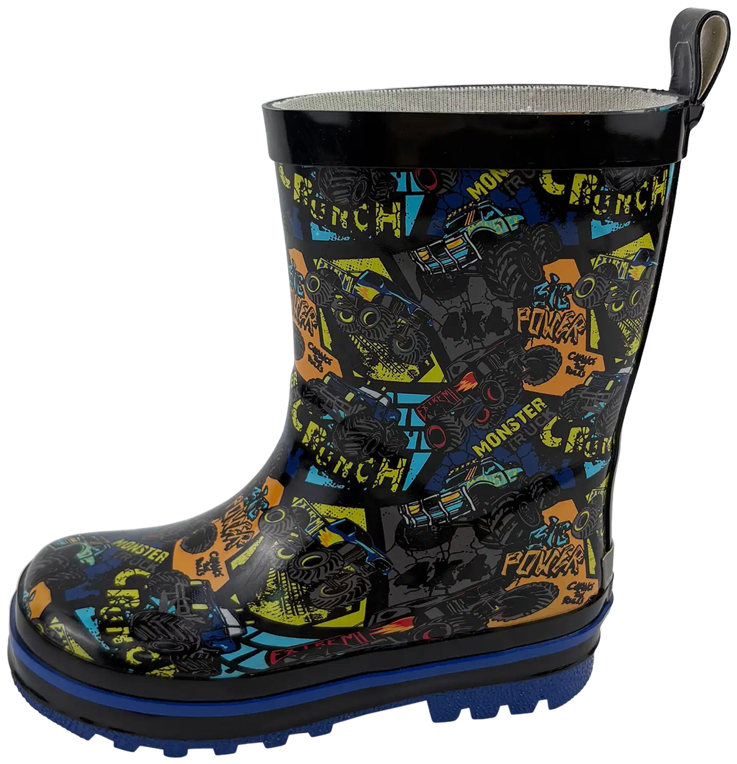 Ciraf lasten kumisaappaat Monster Power RB - Black/blue - 3