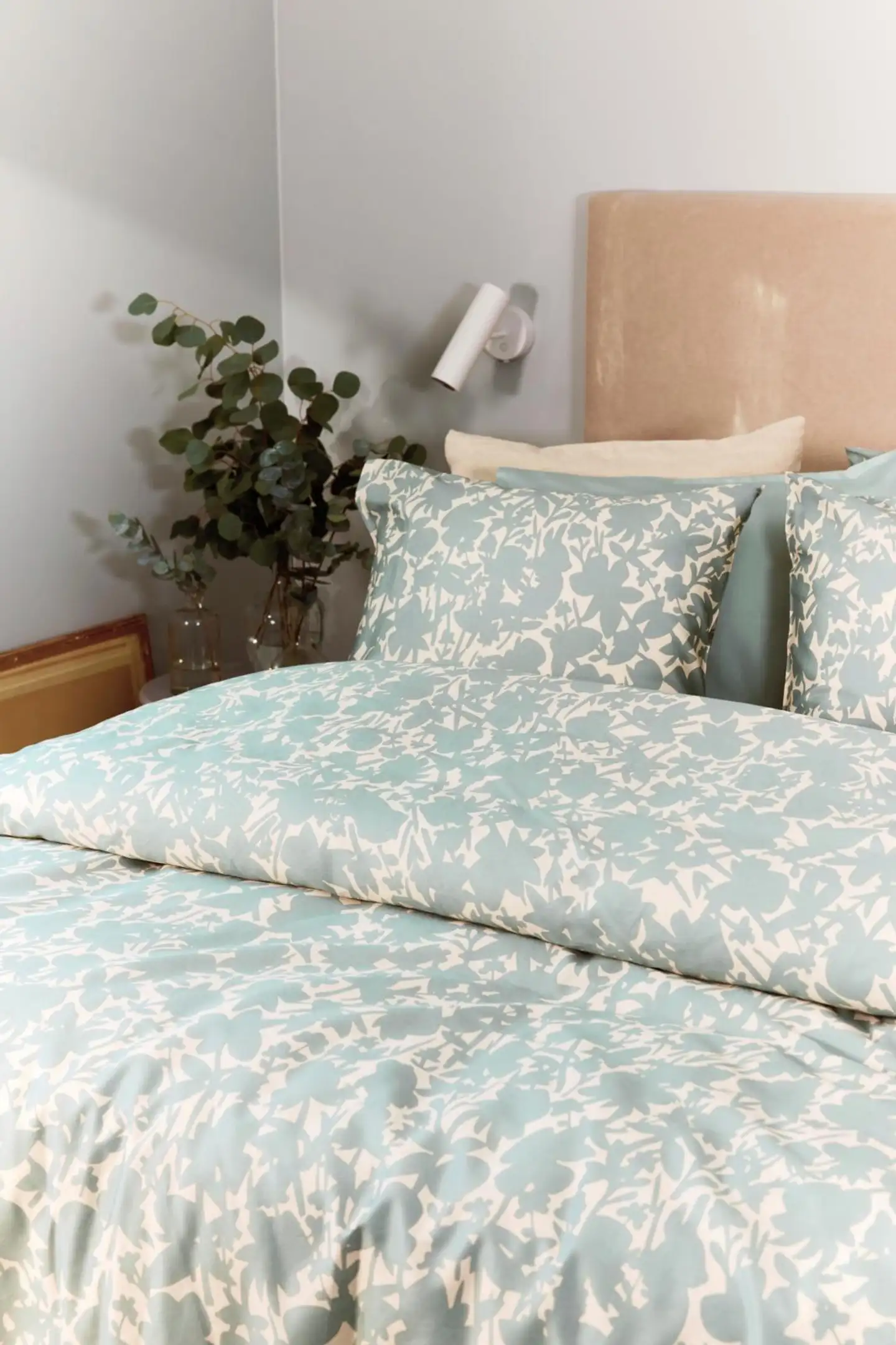 Finlayson satiini pussilakanasetti Katveessa 150X210+50X60 salvia - 3