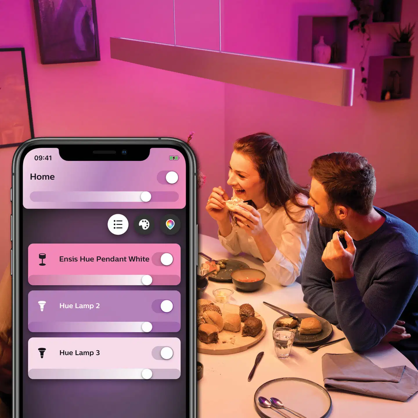 Philips Hue Ensis -riippuvalaisin 78W 2000-6500K 2750LM valkoinen - 5