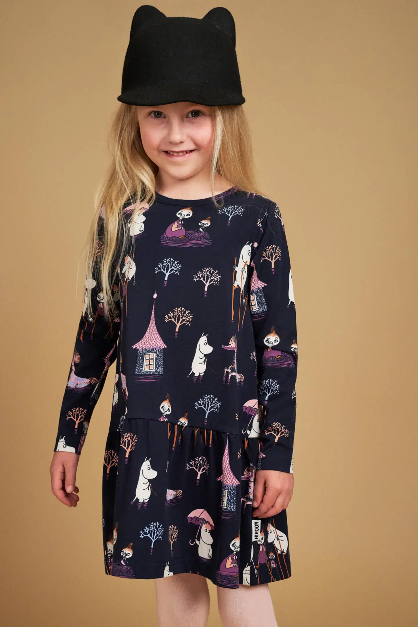 Martinex Muumi lasten mekko Tulvia 592696 - tummansininen - 4