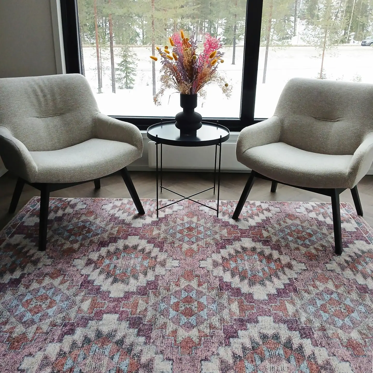 ihankotona matto Dalis 60x90 cm punainen - 4