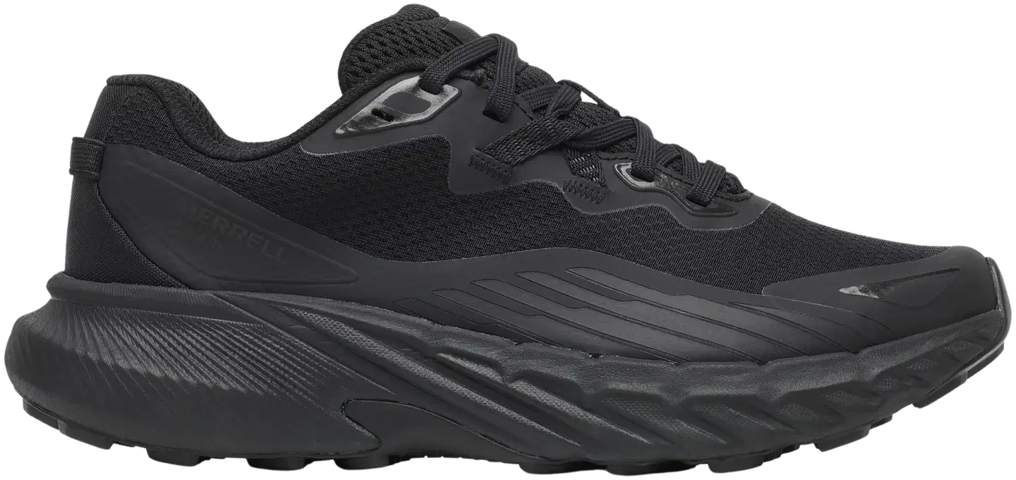 Merrell naisten juoksukenkä Agility trail goretex - Triple black - 1