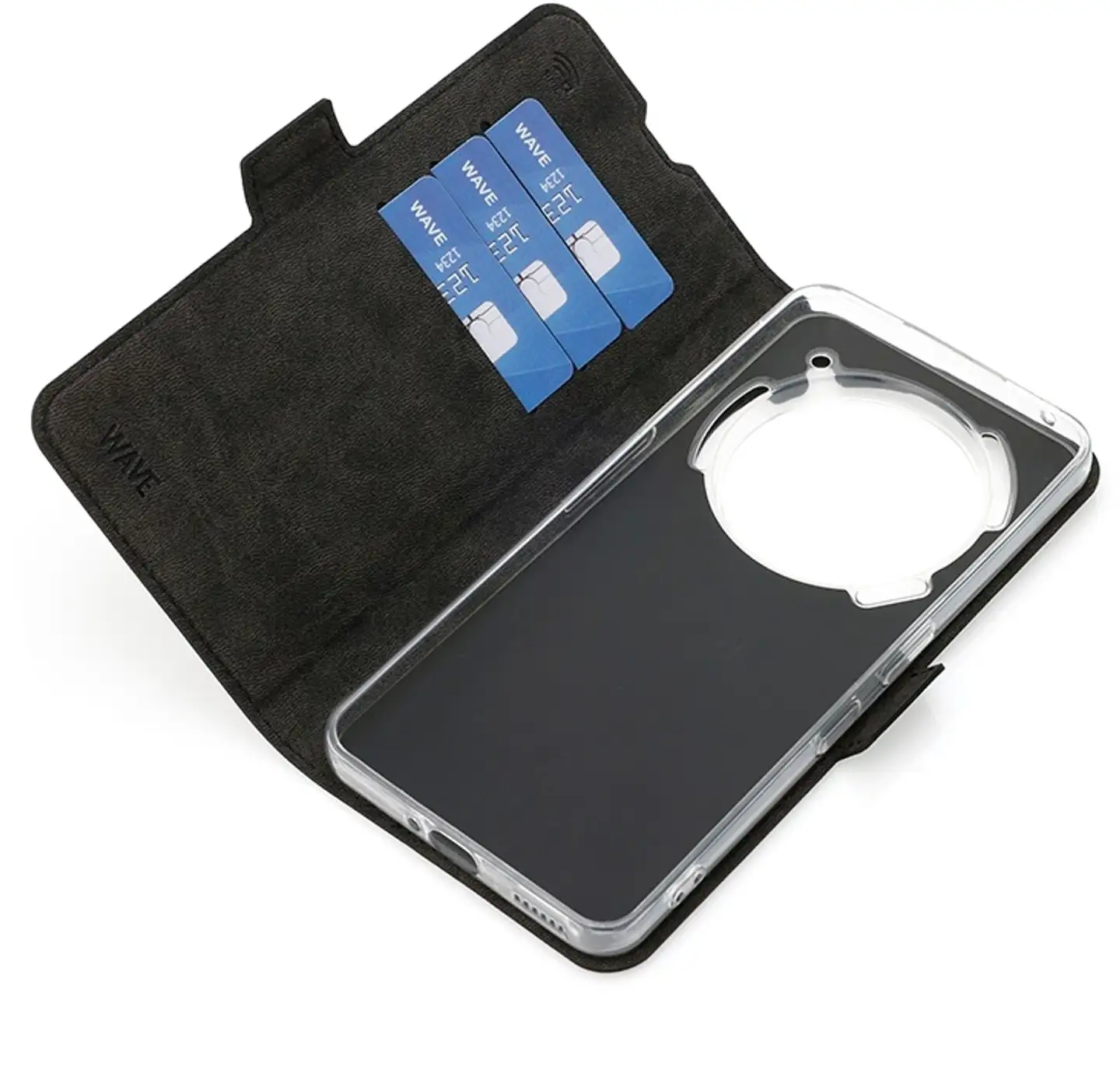 Wave Book Case, Nothing Phone (3a) Pro, Musta - 4