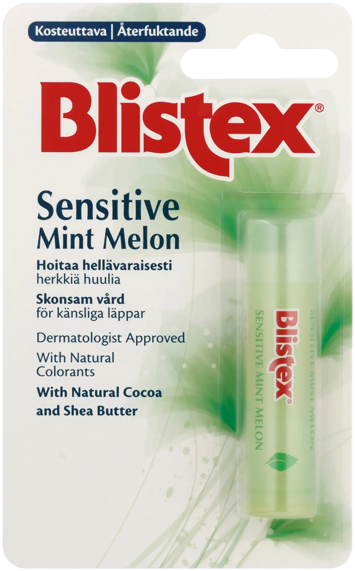 Blistex Sensitive Mint Melon huulivoide 4,25g