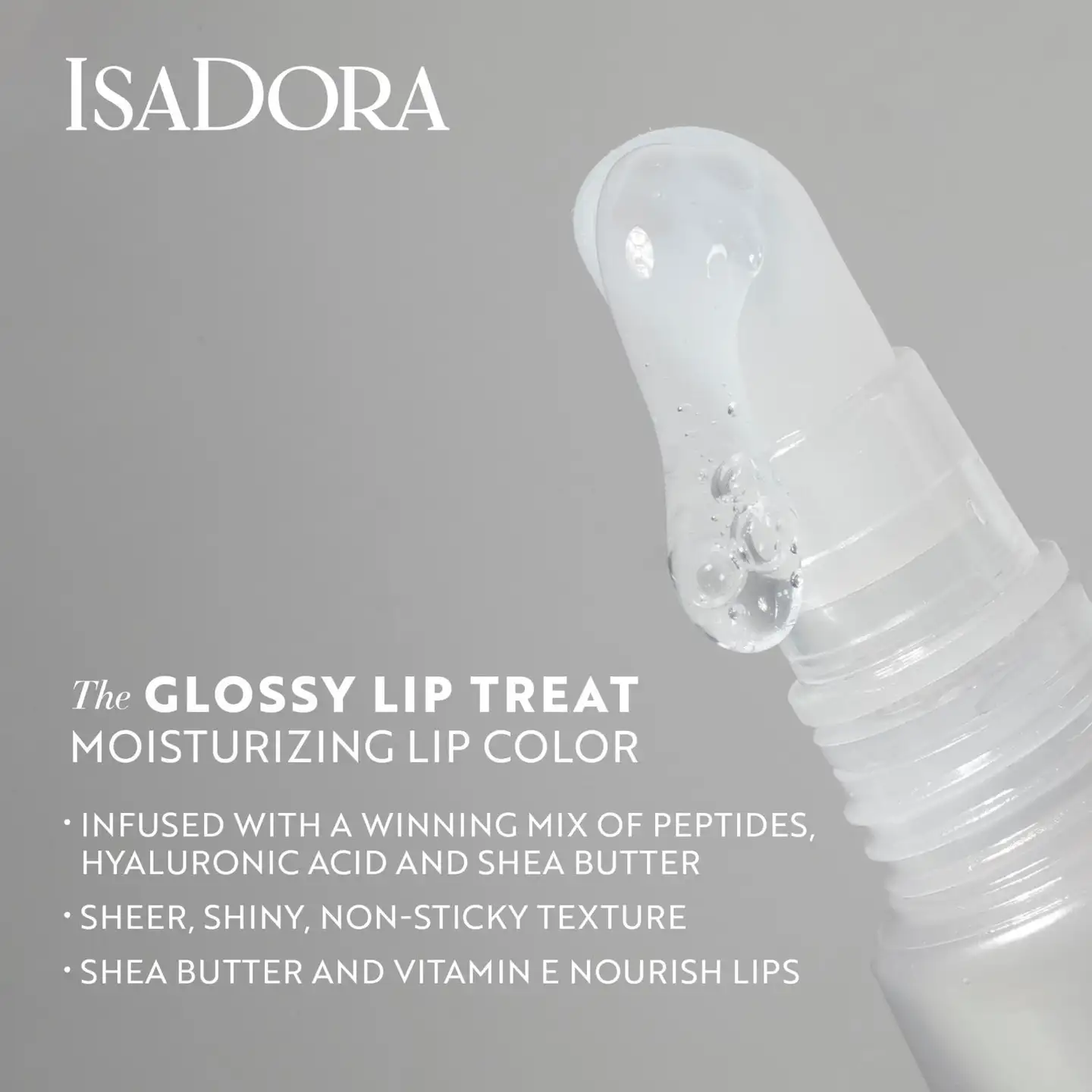 IsaDora The Glossy Lip Treat Moisturizing Lip Color 00 Clear huulikiilto 2,7 ml - 3