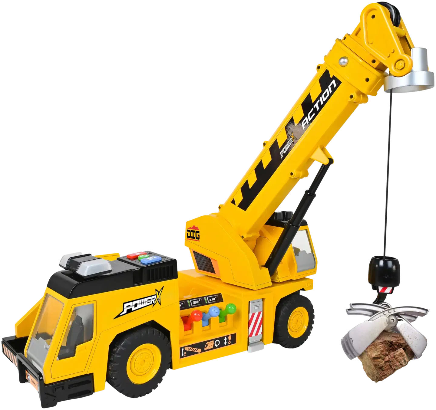 Power X Lift'N'Move sähköinen nosturiauto valoilla ja äänillä 48 cm - 1