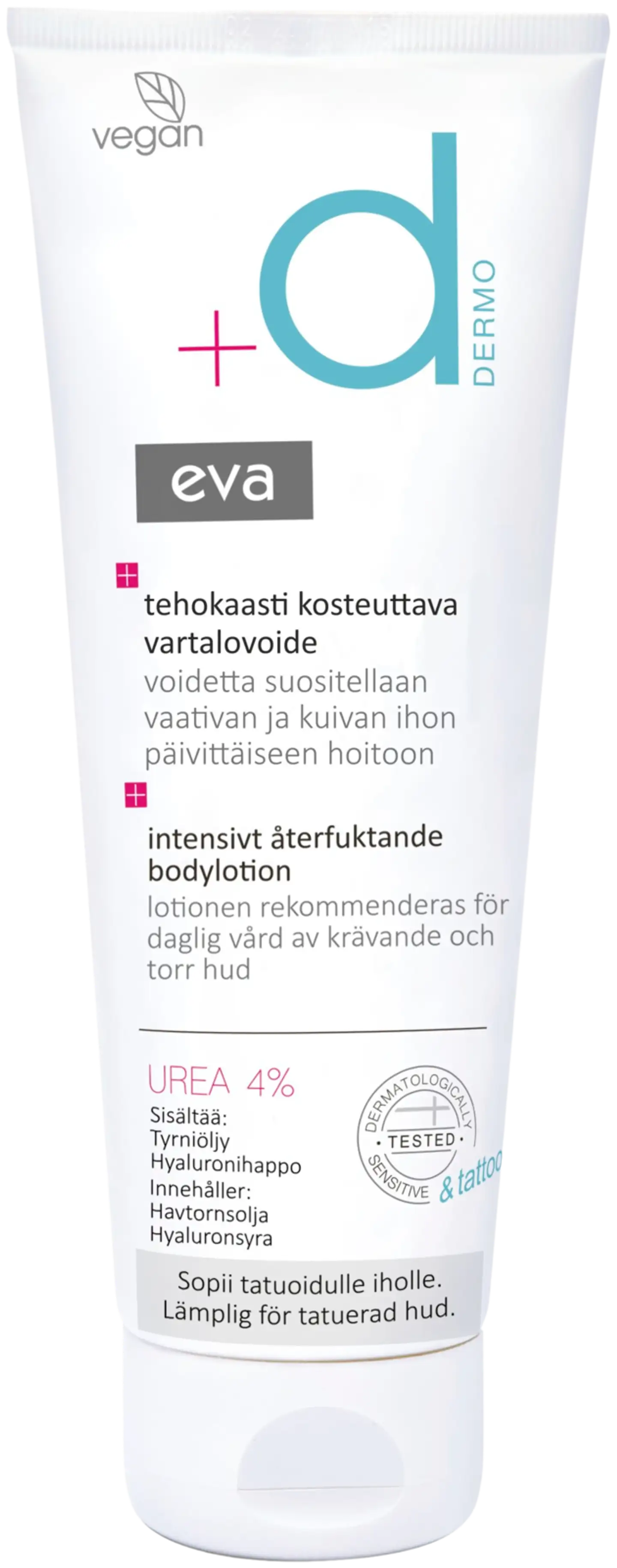 Eva dermo kosteuttava vartalovoide 250 ml