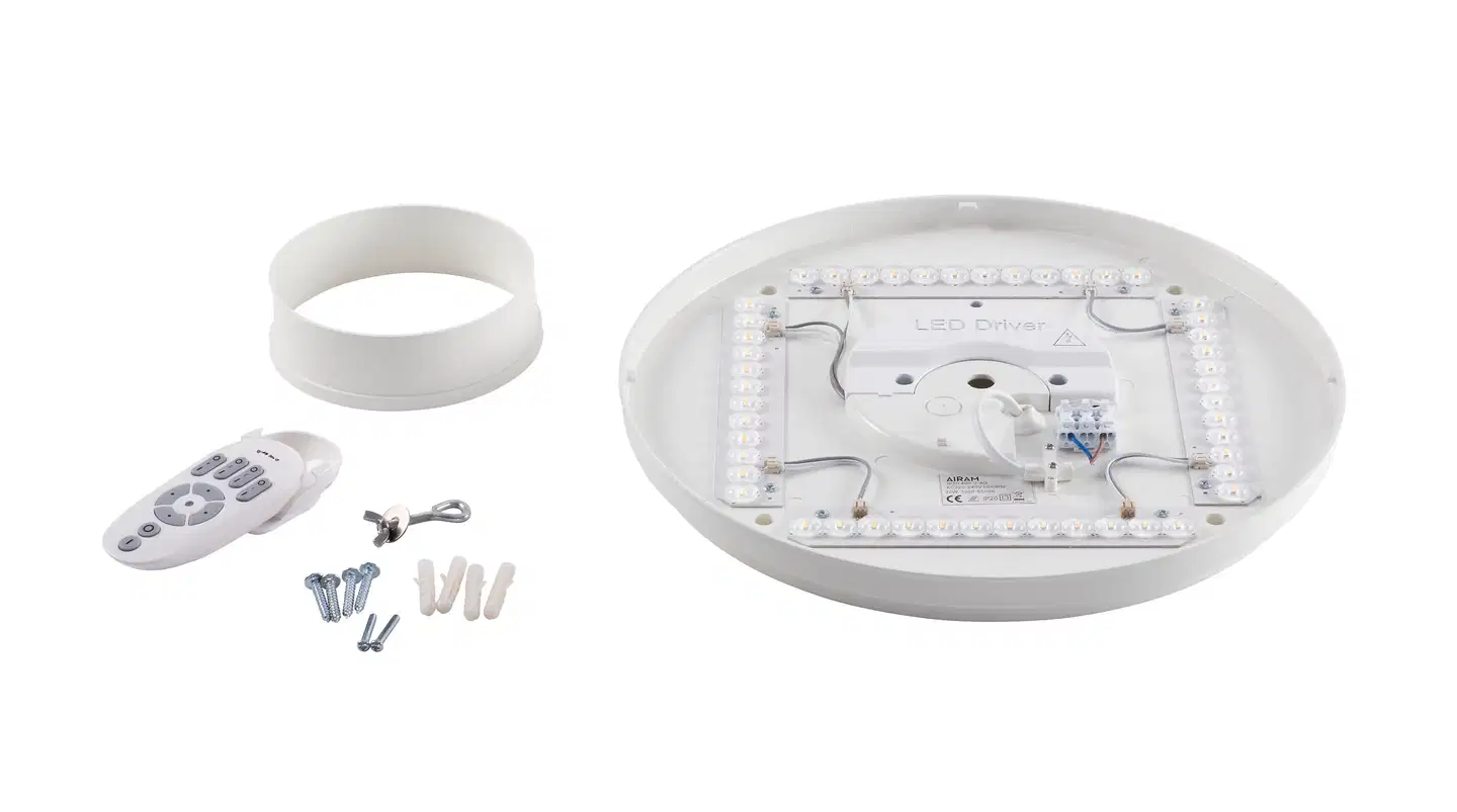 Airam Gaia Slim R 400 plafondi 22W/827-865 - 5