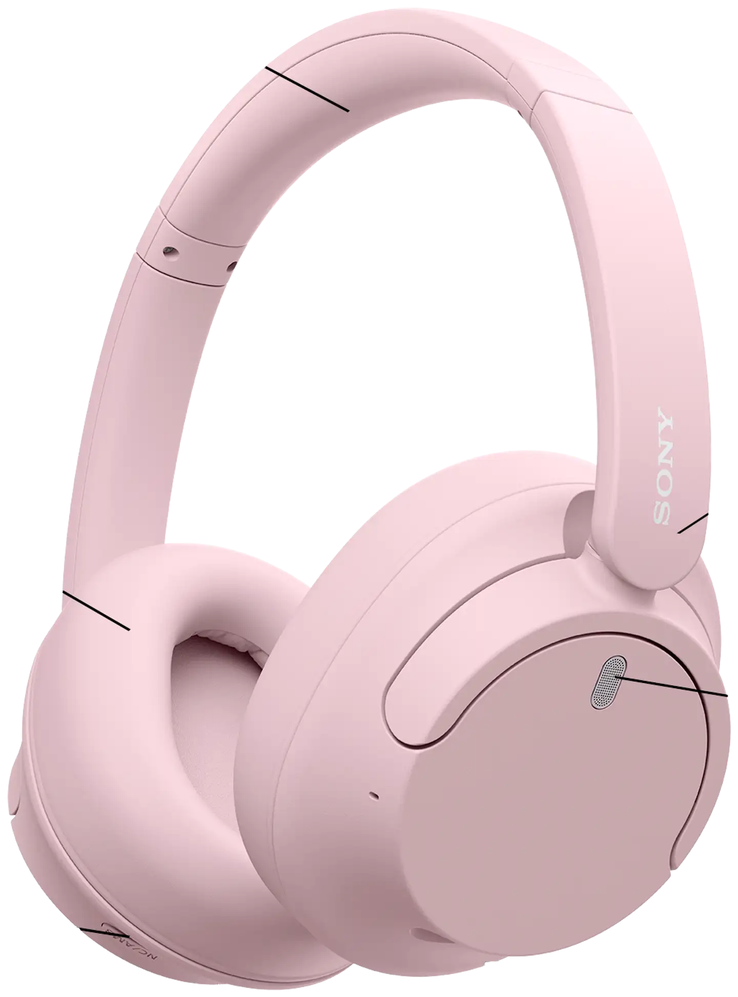 Sony langattomat vastamelusankakuulokkeet WH-CH720NP pinkki - 3