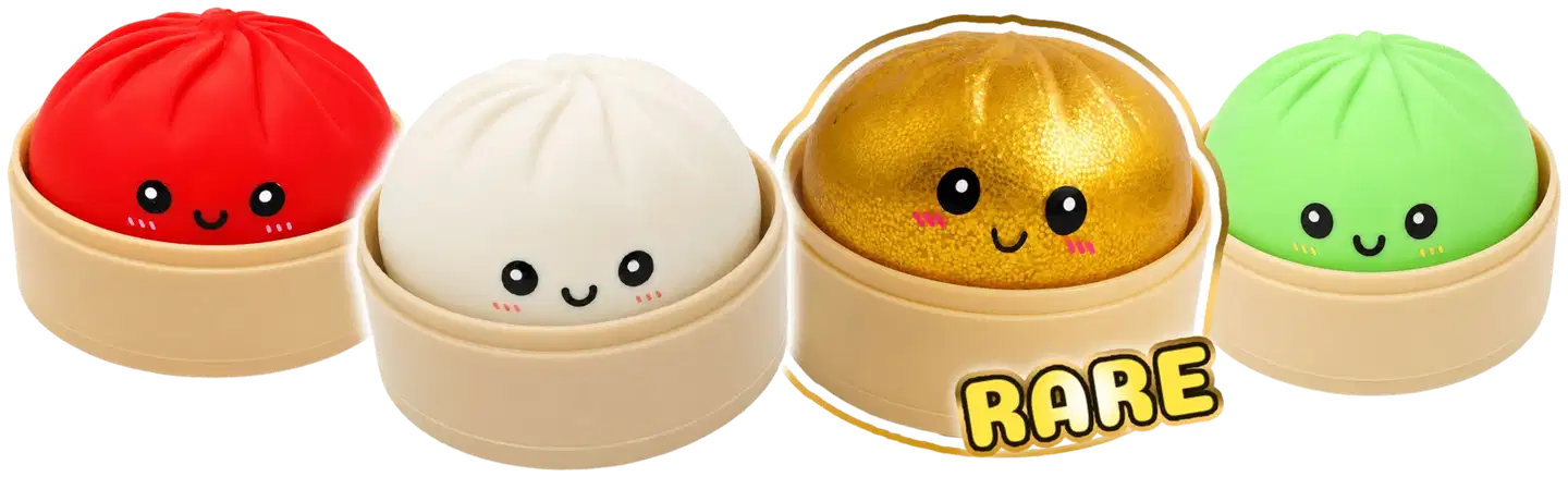 Squishy Dumplings puristeltava lelu 10 cm - 5
