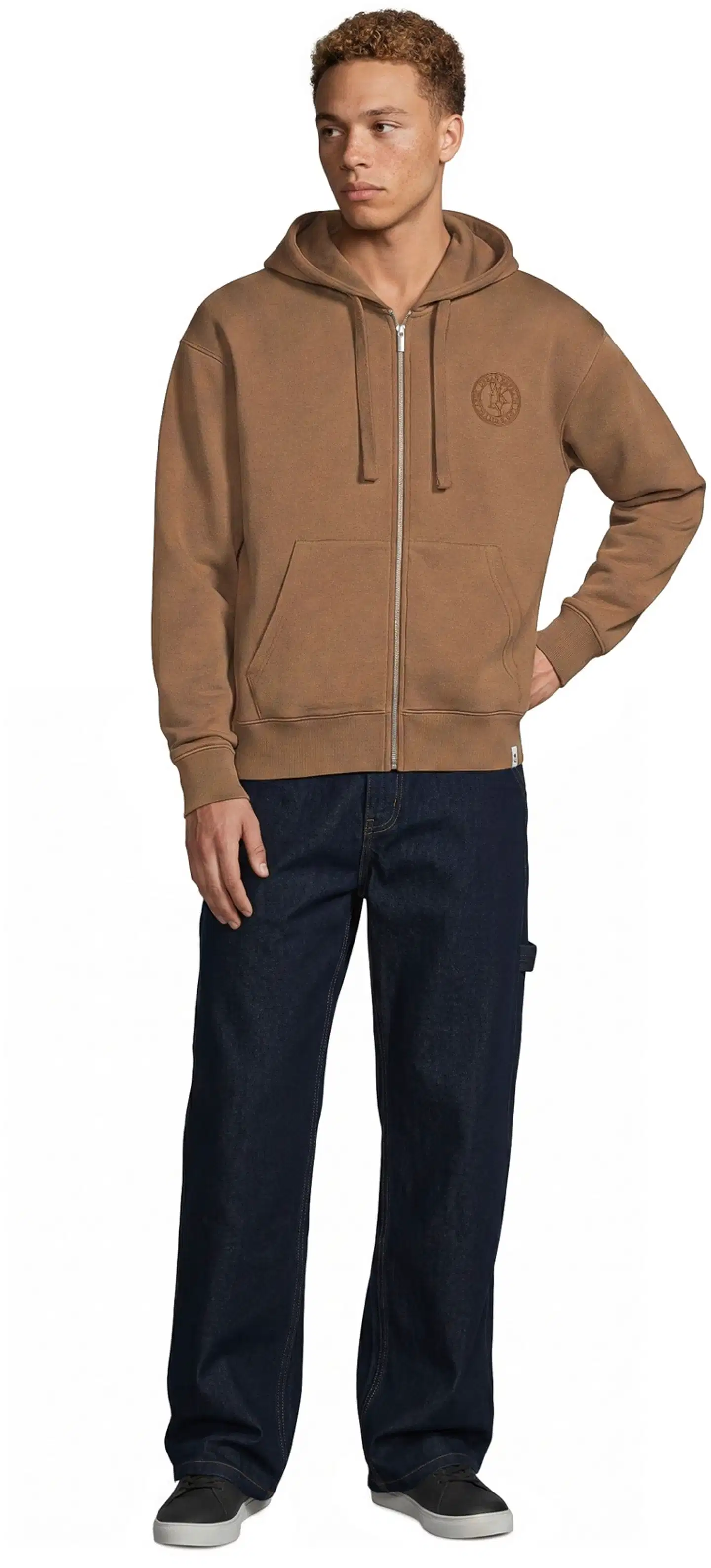 WKLY. miesten collegehupparitakki vetoketjulla 195W282650 - Rubber - 5