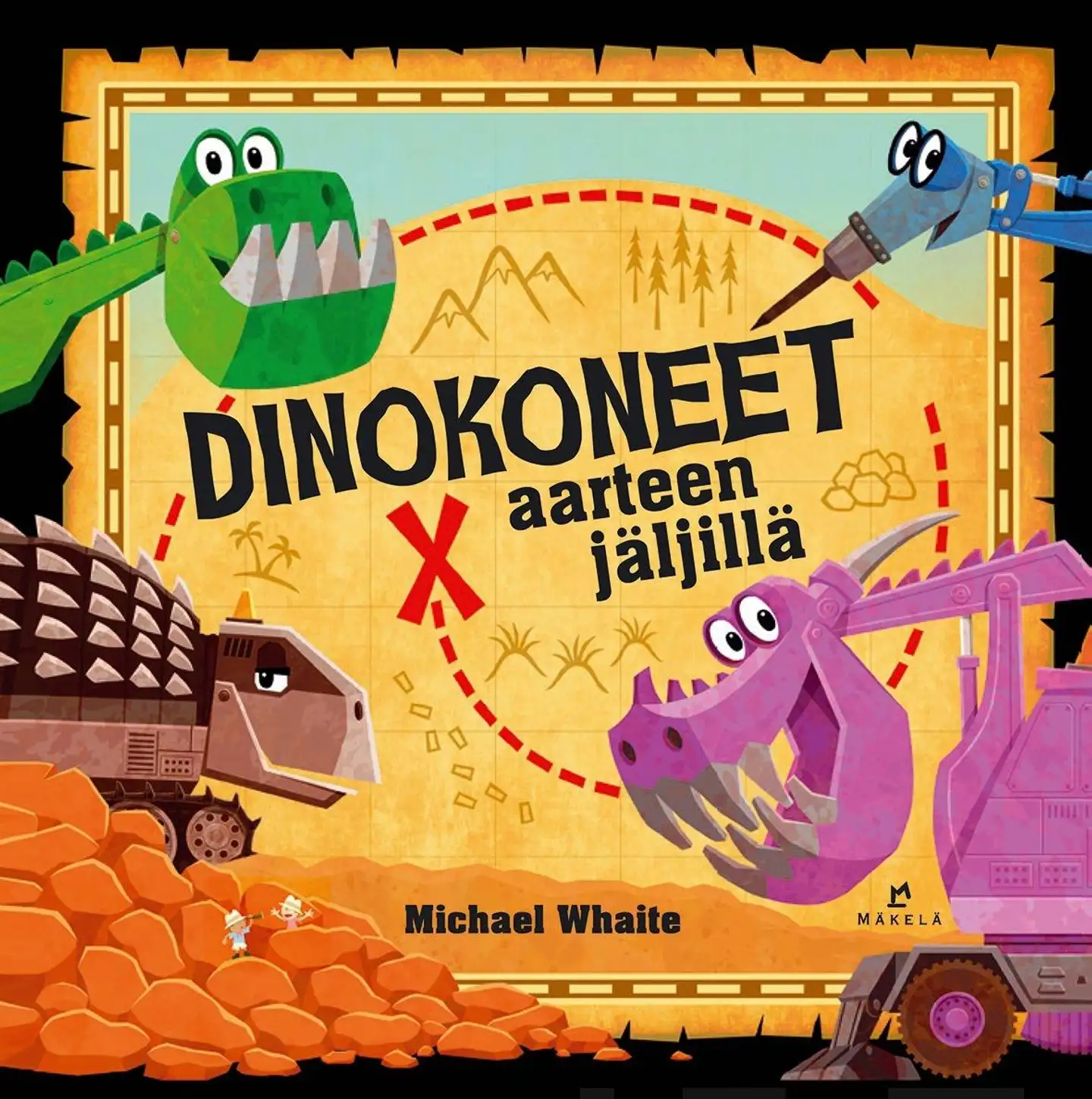 Whaite, Dinokoneet aarteen jäljillä