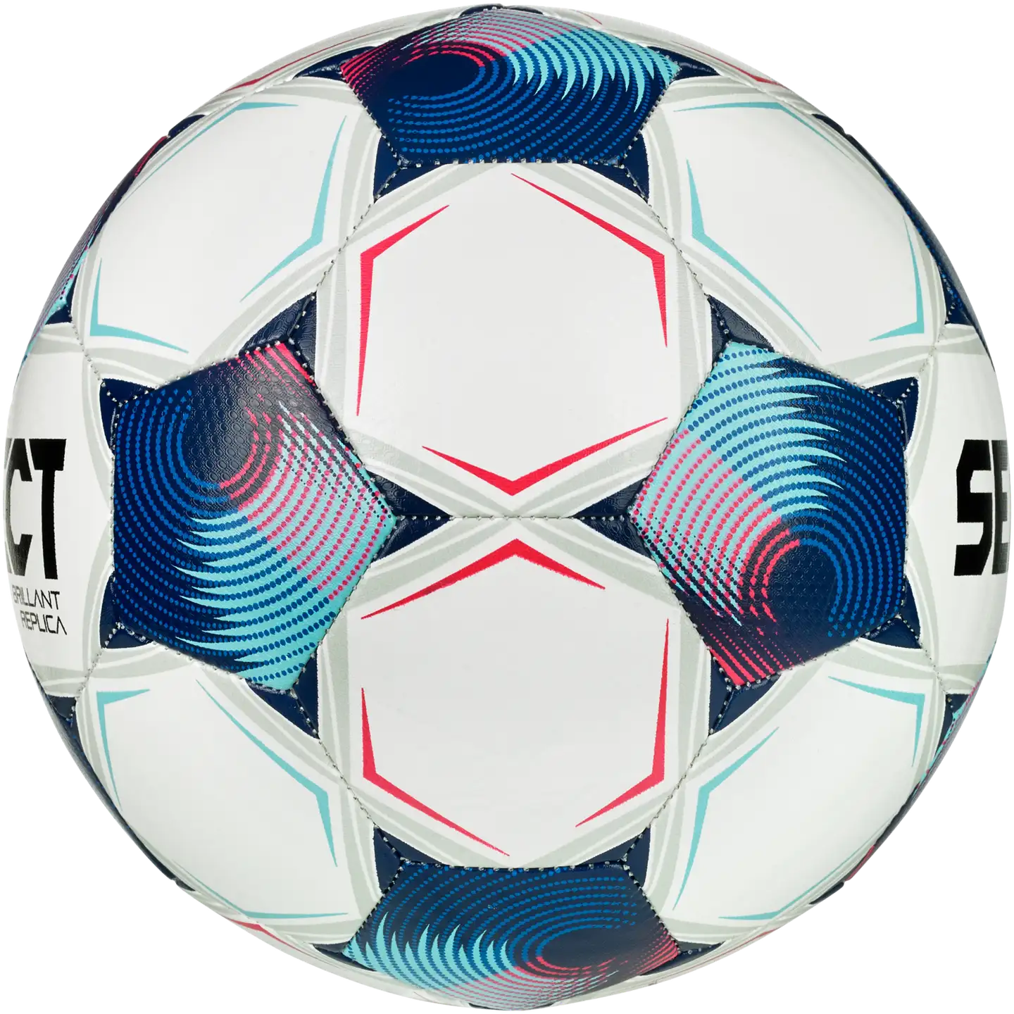 Select Brillant Replica v25 jalkapallo, koko 5 - White/blue - 3