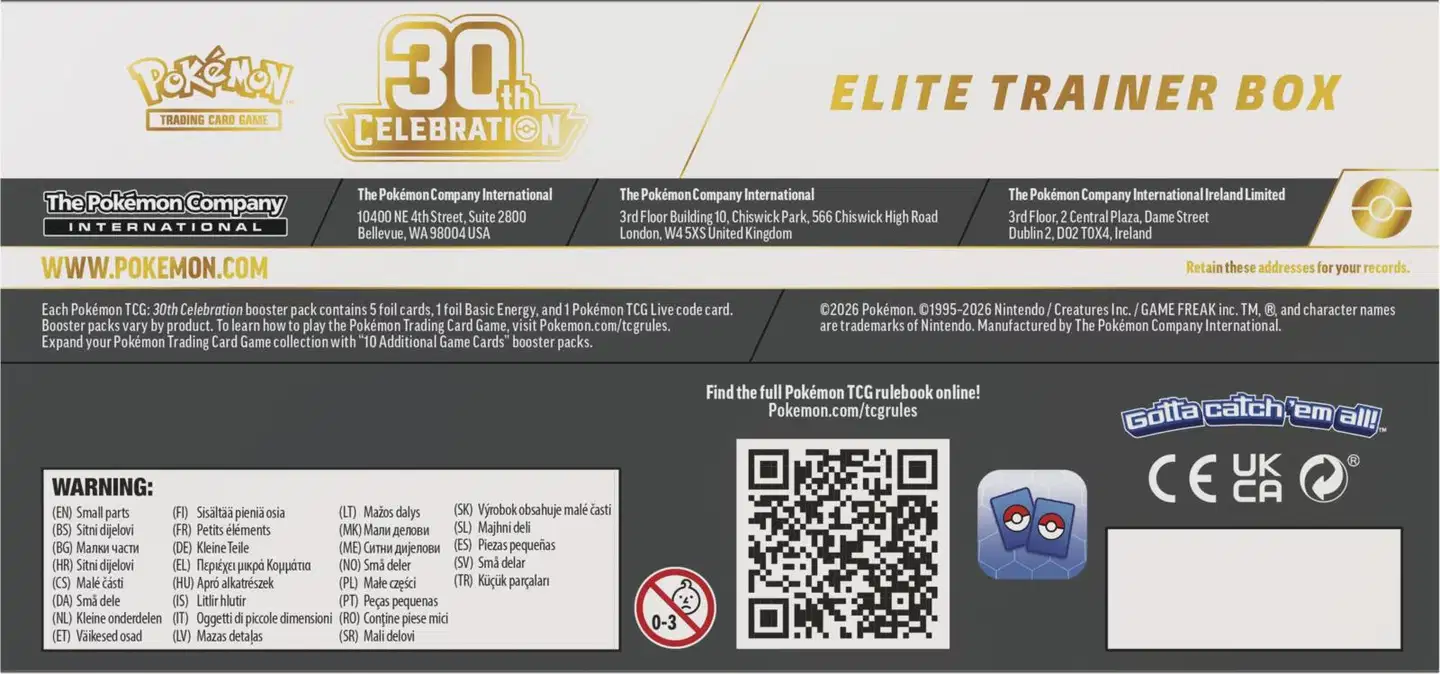 Pokémon Elite Trainer Box 30th - 5
