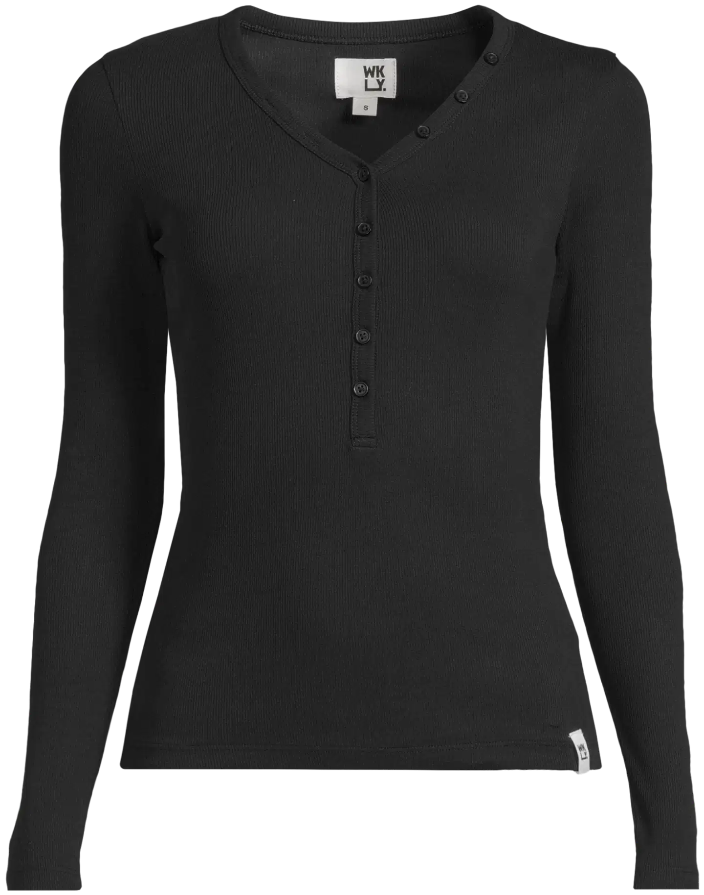 WKLY. naisten ribbitrikoopusero 213W282602 - Black - 2