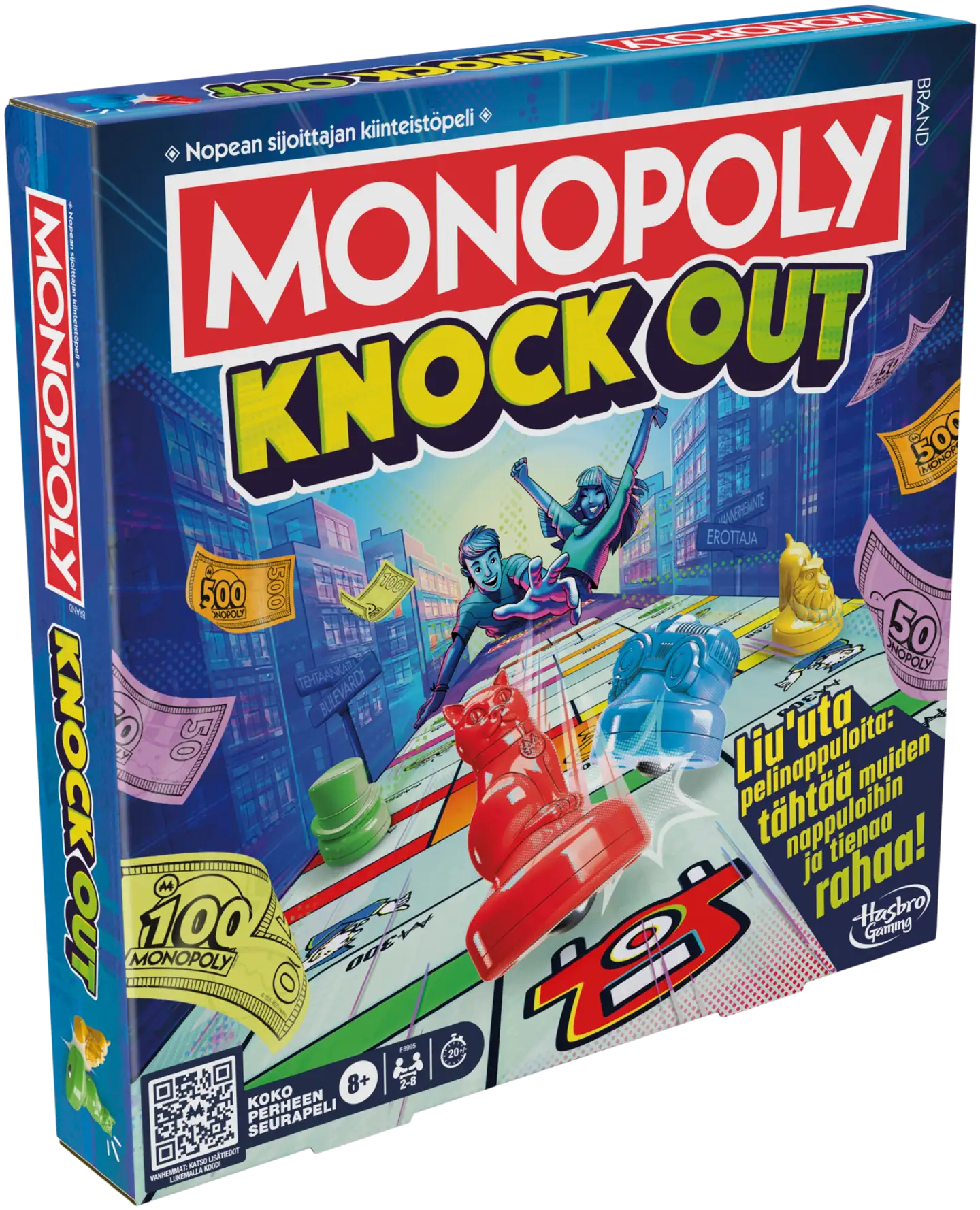 Monopoly lautapeli Knockout (suomenkielinen) - 2