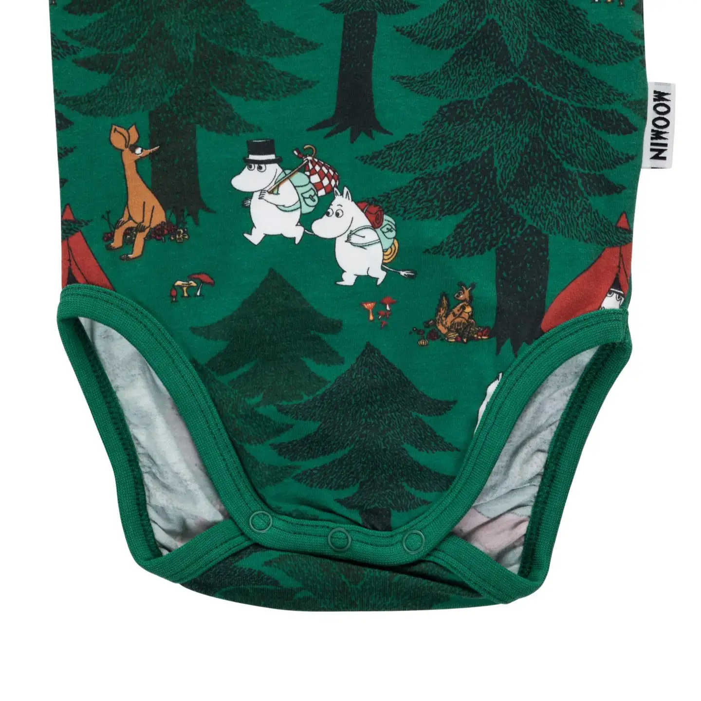 Martinex Muumi vauvojen body Telttaily 588678 - VIHREÄ - 3