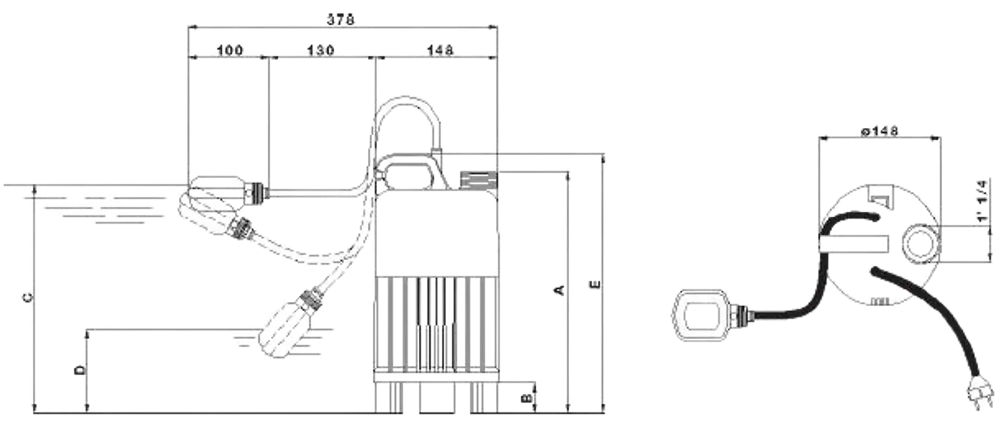 Nocchi DVP160/6A uppopumppu - 2