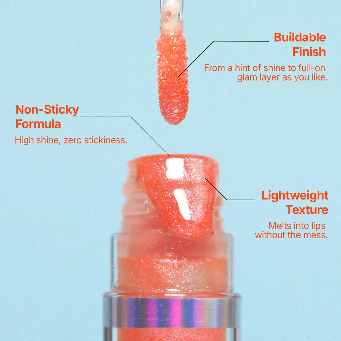 MOIRA Starshine Lip Gloss 003 Outrageous -huulikiilto 5 ml - 001 Karma - 4