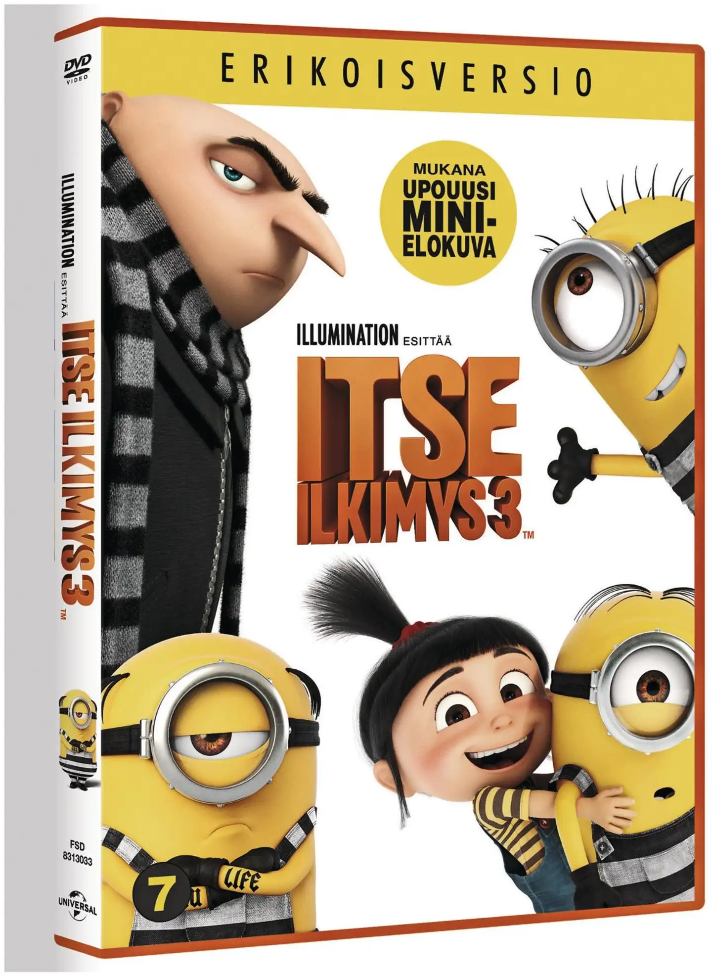 Itse Ilkimys 3 DVD