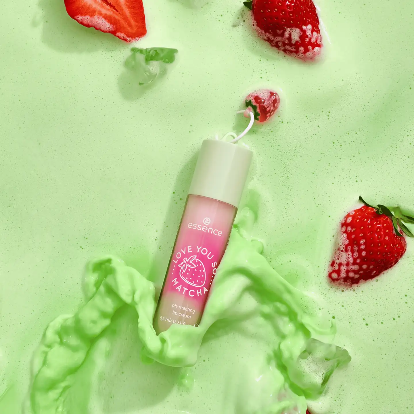 essence LOVE YOU SO MATCHA ph-reacting lip cream 01 It's A Match-a! 6.5 ml - 8