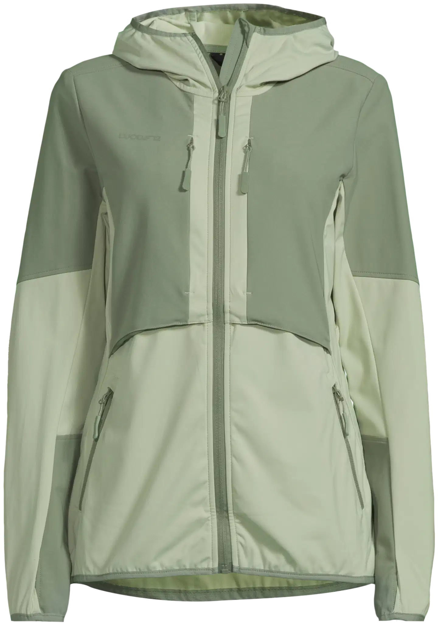 Luode12 naisten retkeily- ja ulkoilutakki 223L112664 - reseda - 2