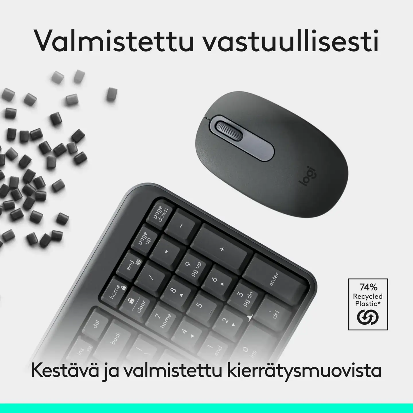 Logitech Wireless Desktop MK250 - GRAPHITE - 10