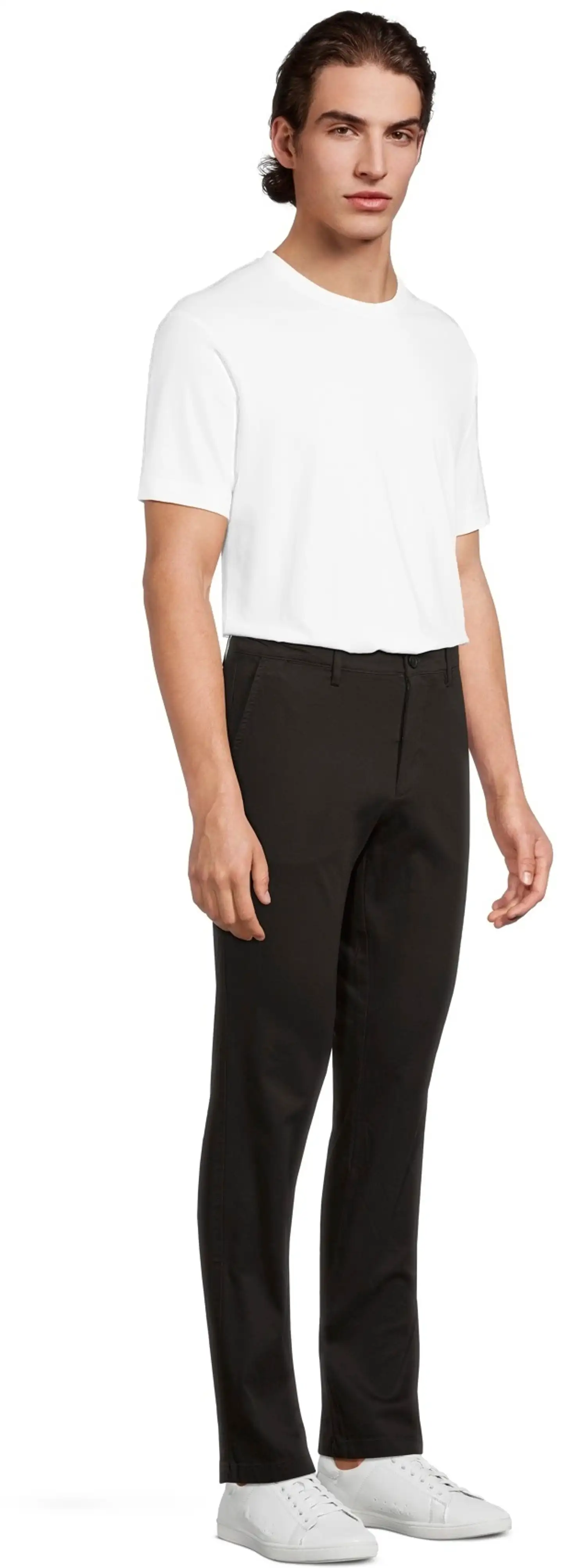 WKLY. miesten kangashousut slim fit 202W382527 - Dark brown - 4