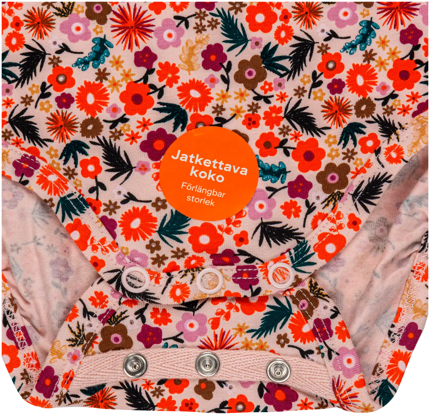 Ciraf vauvojen body Kukkaniitty - Multicolor - 4