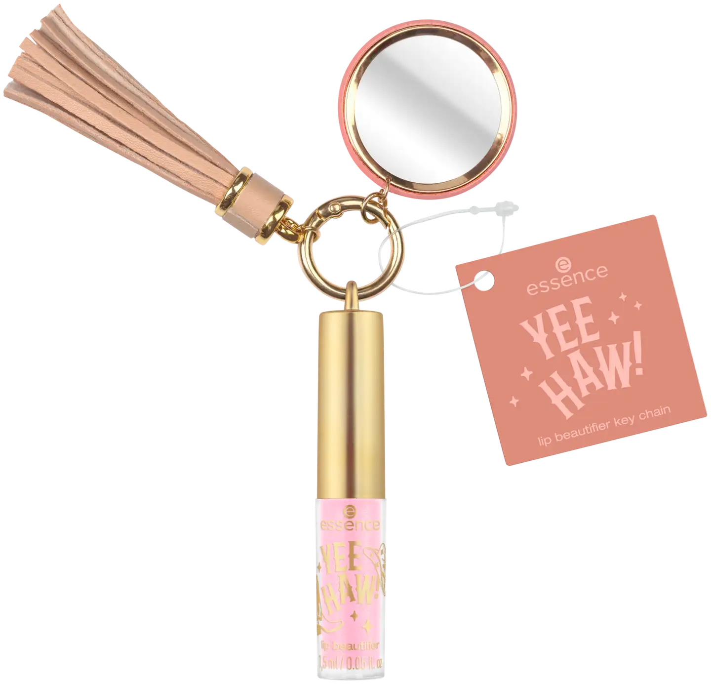 essence YEE HAW! lip beautifier key chain 01 Boots, Hat, Go! 1.5 ml - 1