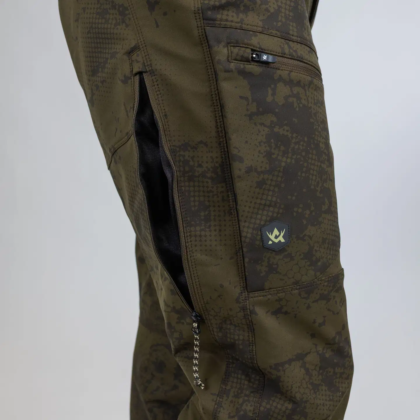 Alaska chaser stretch miesten housut, night green blur - night green blur - 3