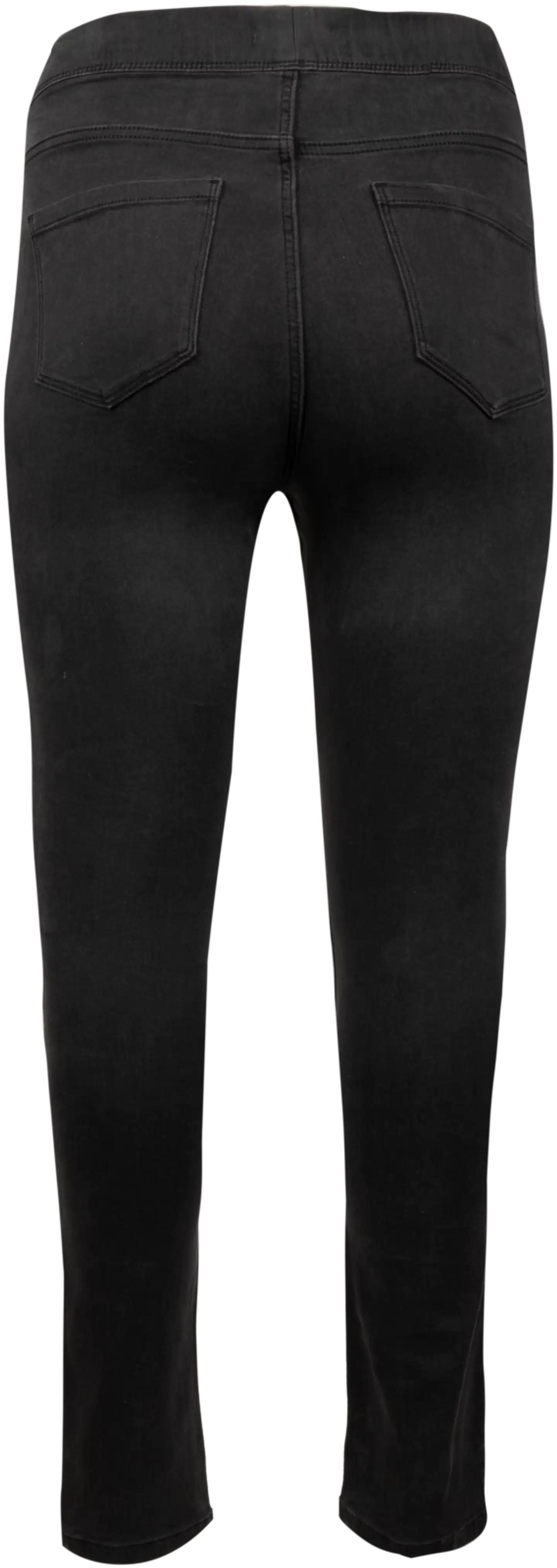 House naisten denimjeggingsit 222HP30261, D-mitoitus - Black denim washed - 3