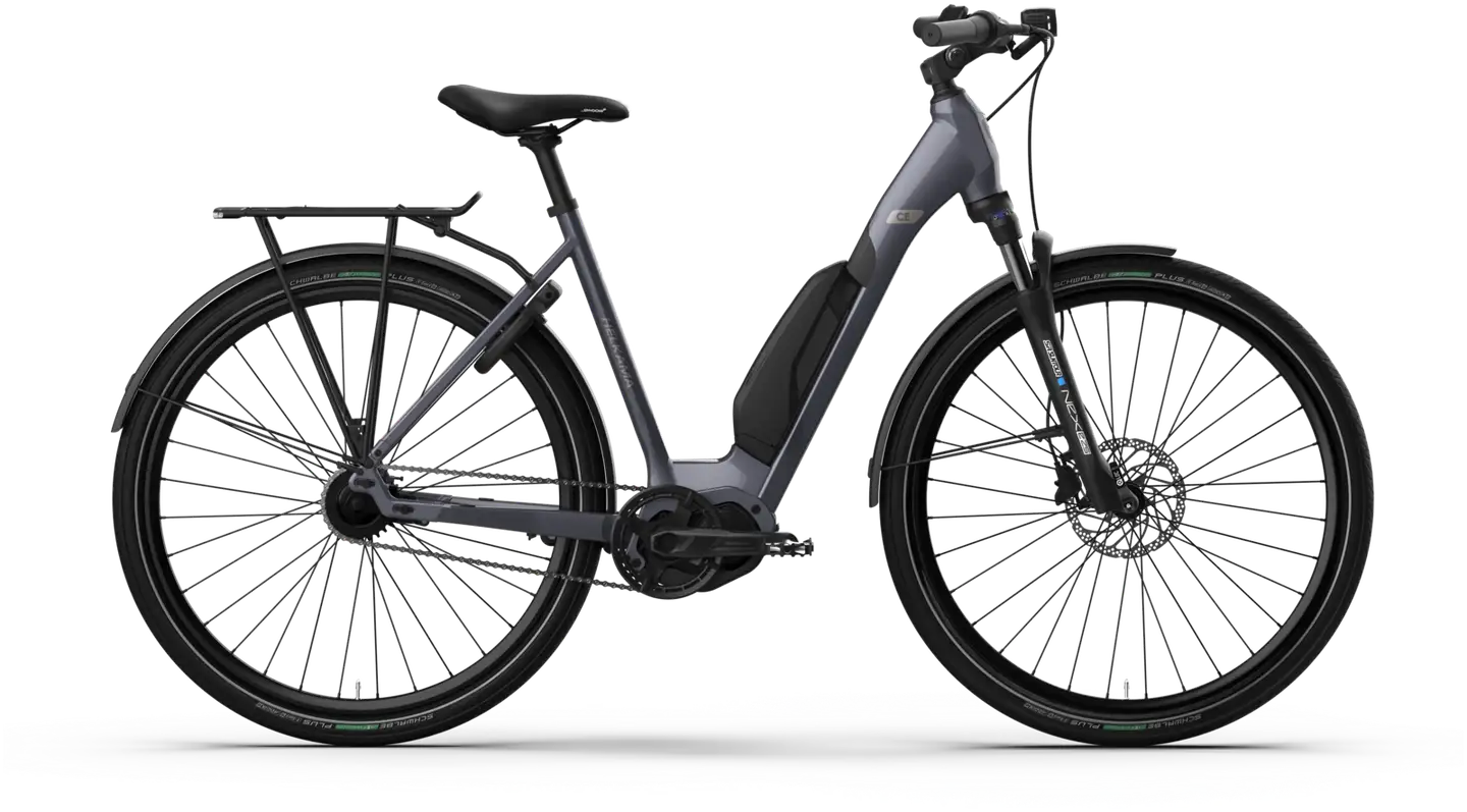 Helkama CE 28" Kaupunkisähköpyörä 5-vaihdetta runko 52 cm antrasiitti