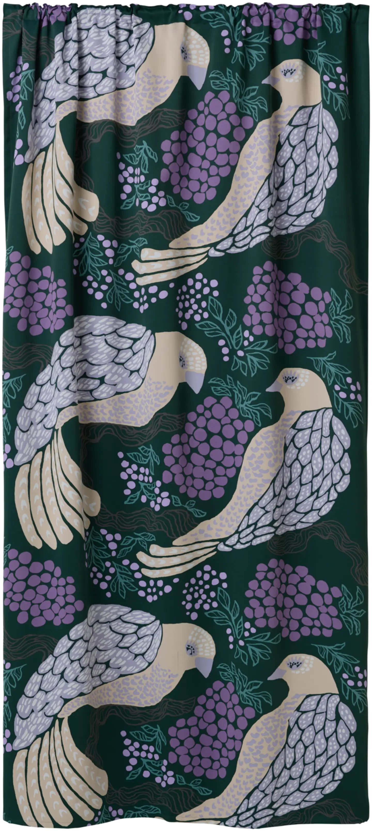 Vallila pimennysverho Viserrys 140x250 cm vihreälila - 1