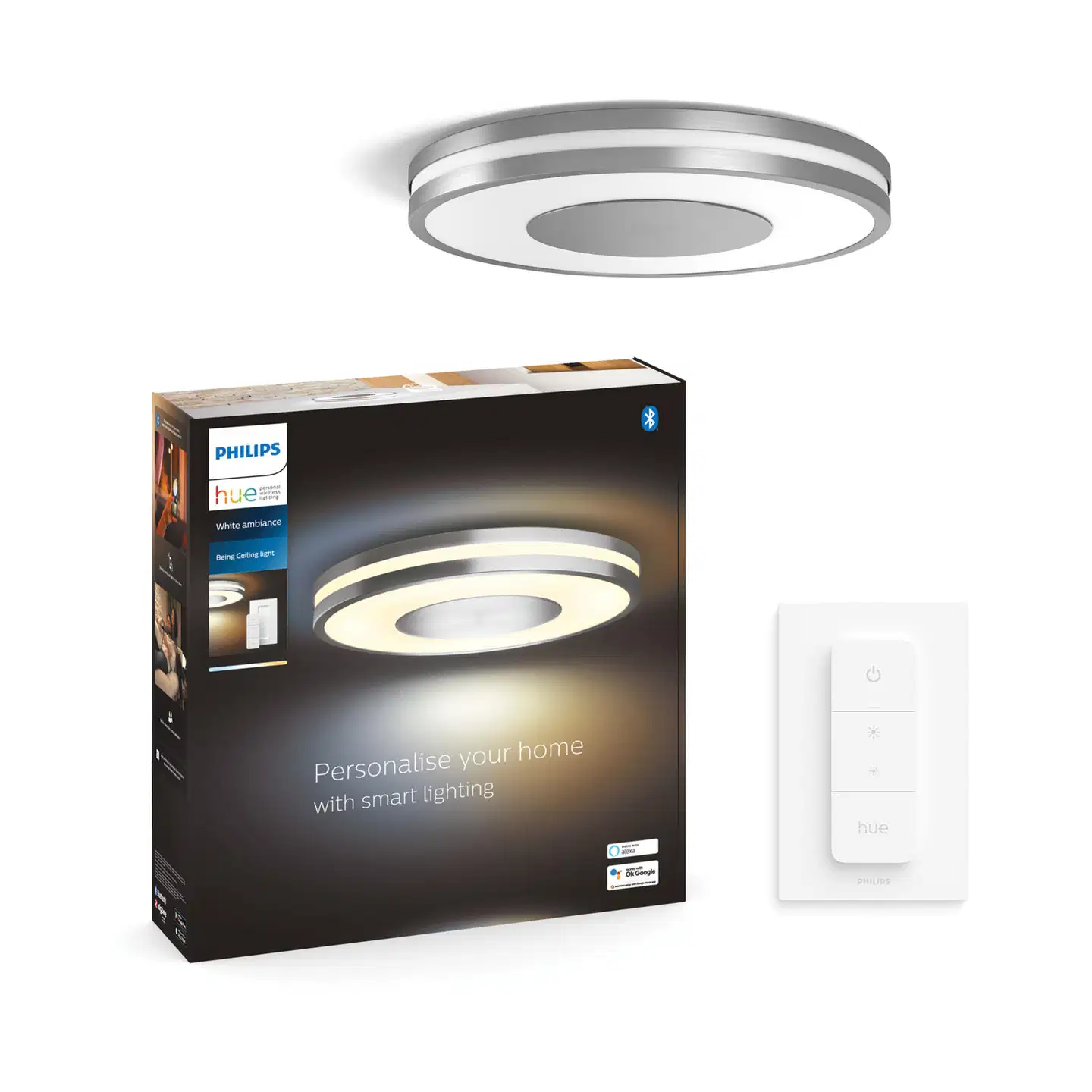 Philips Hue Being -kattovalaisin 23W 2200-6500K 2500LM alumiini - 5