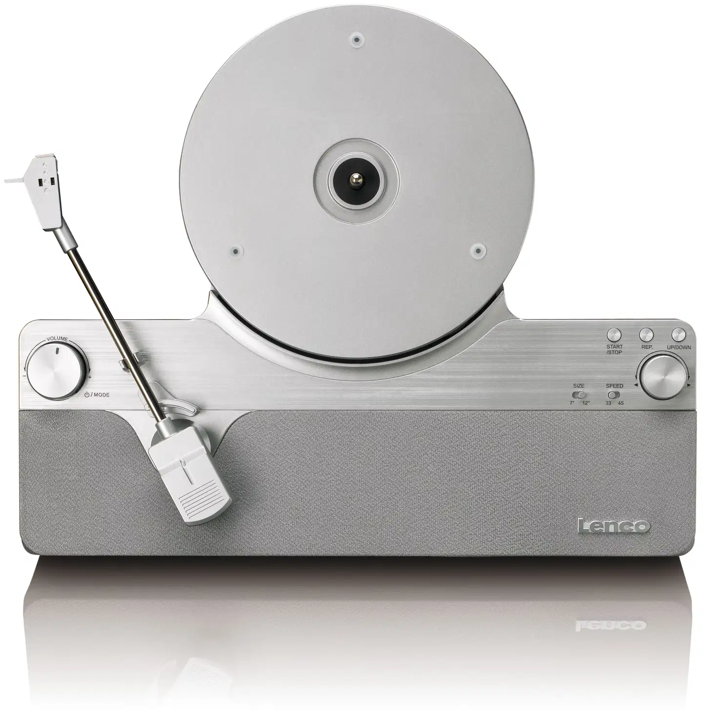 Lenco LSA-071SI täysin automaattinen pystylevysoitin hopea - 2