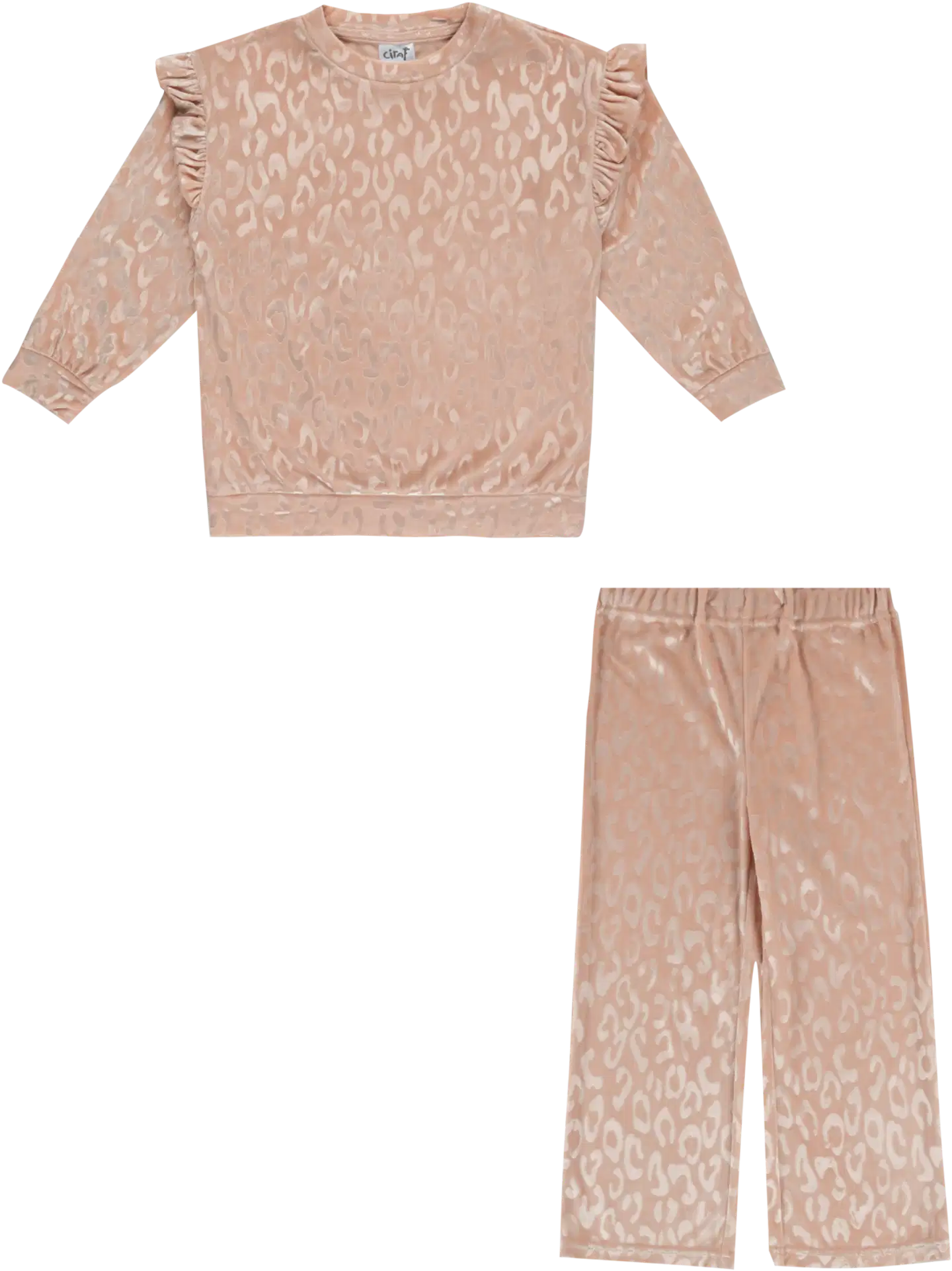 Ciraf lasten velourpaita 25TC264001 - pink - 1