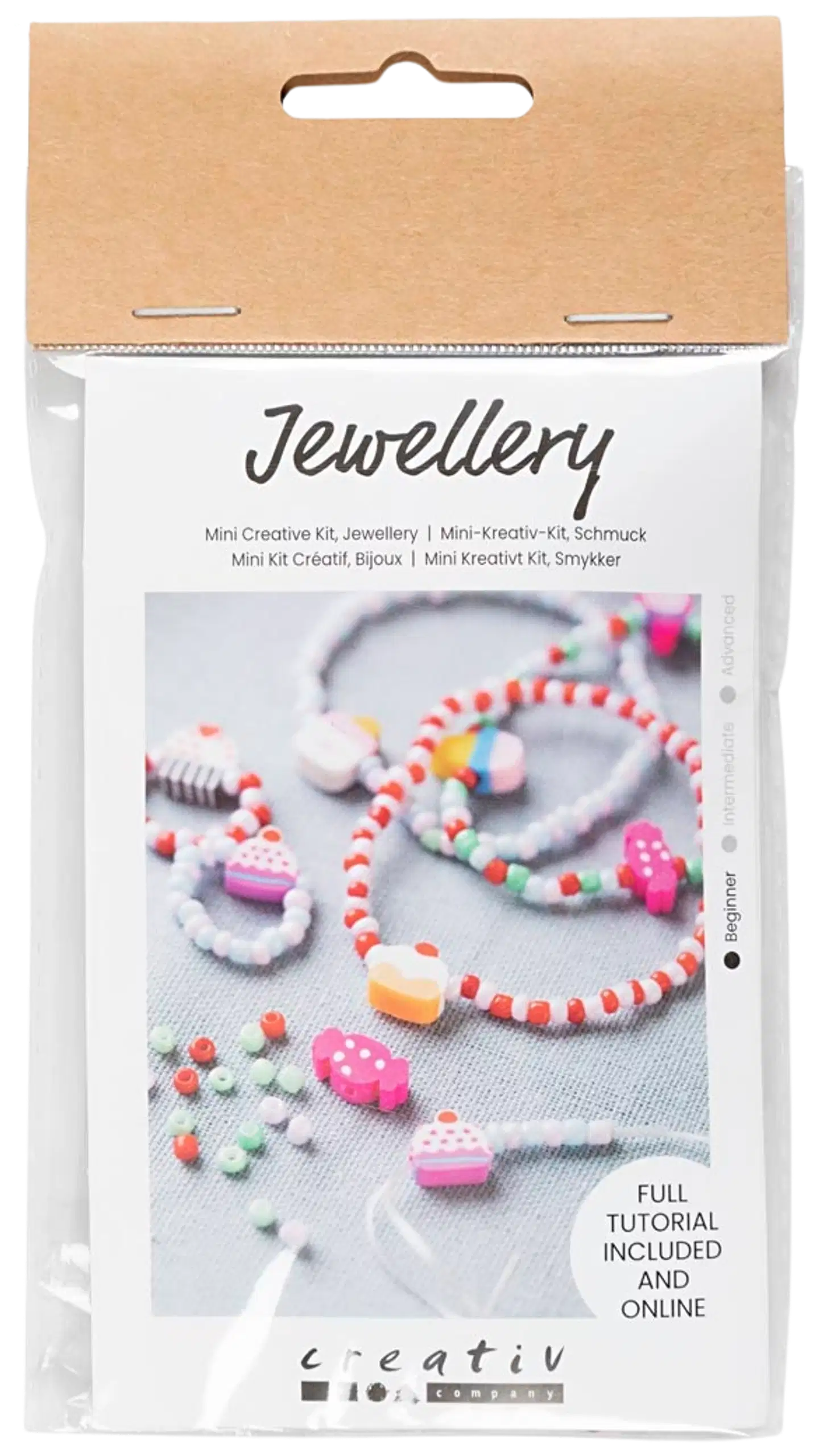 Askartelusetti Mini Koruaskartelu, joustava rannekoru ja sormus, 1 pkk - 1