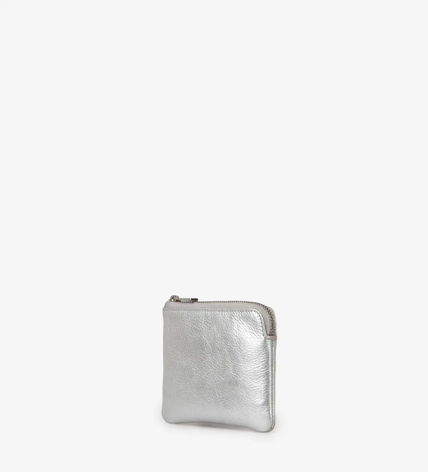 WKLY. nahkainen vetoketjukukkaro Shelby - Silver - 2