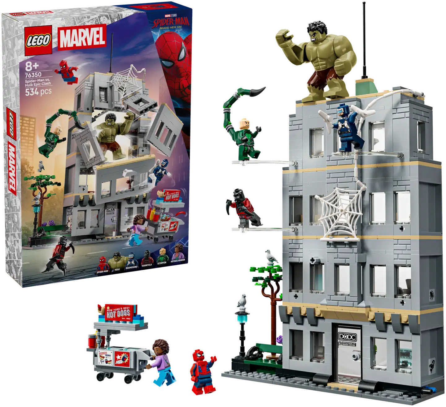 LEGO® Super Heroes Marvel 76350 Eeppinen yhteenotto: Spider-Man vastaan Hulk - 1