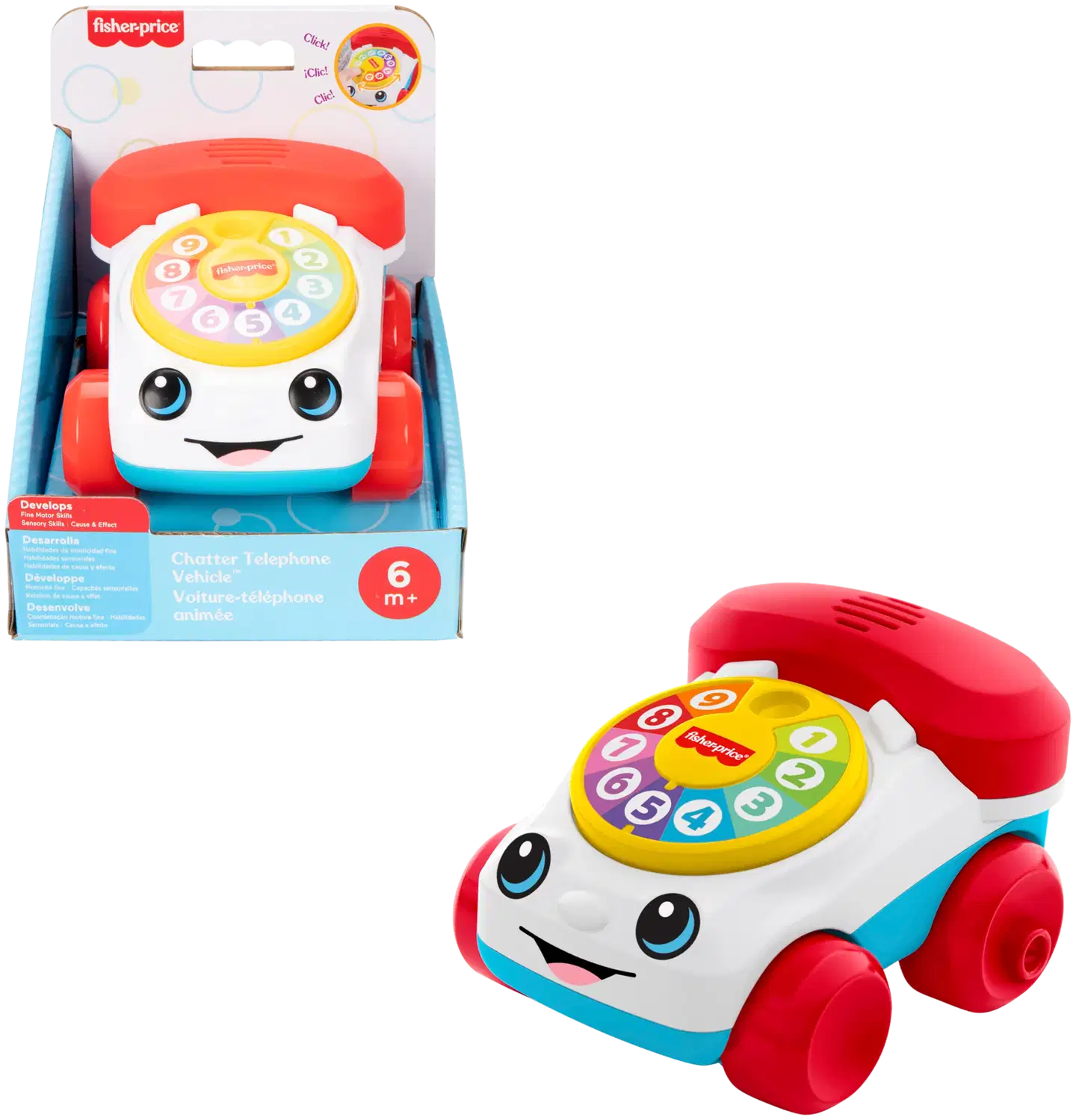 Fisher-Price classic minipuhelin-ajoneuvo - 1