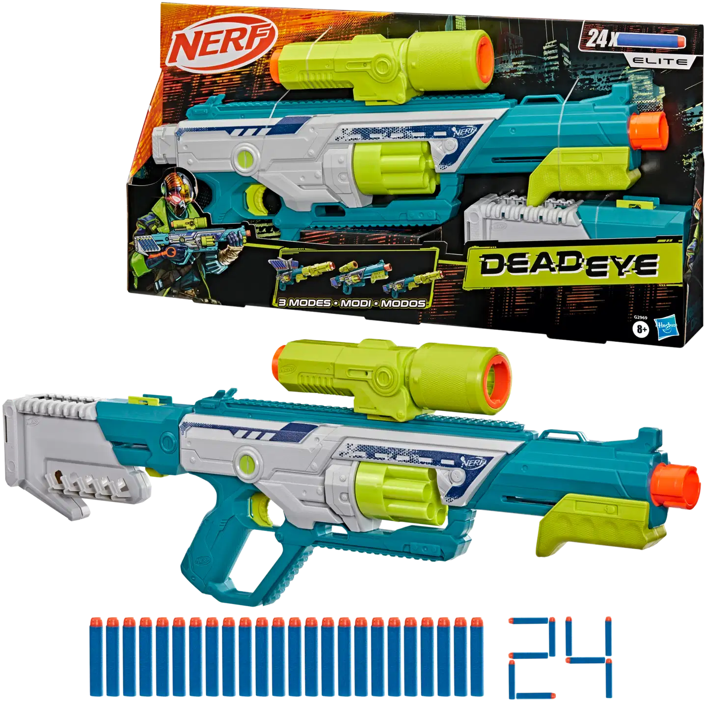 Nerf Elite Rebel OPS leikkipyssy Deadeye - 8