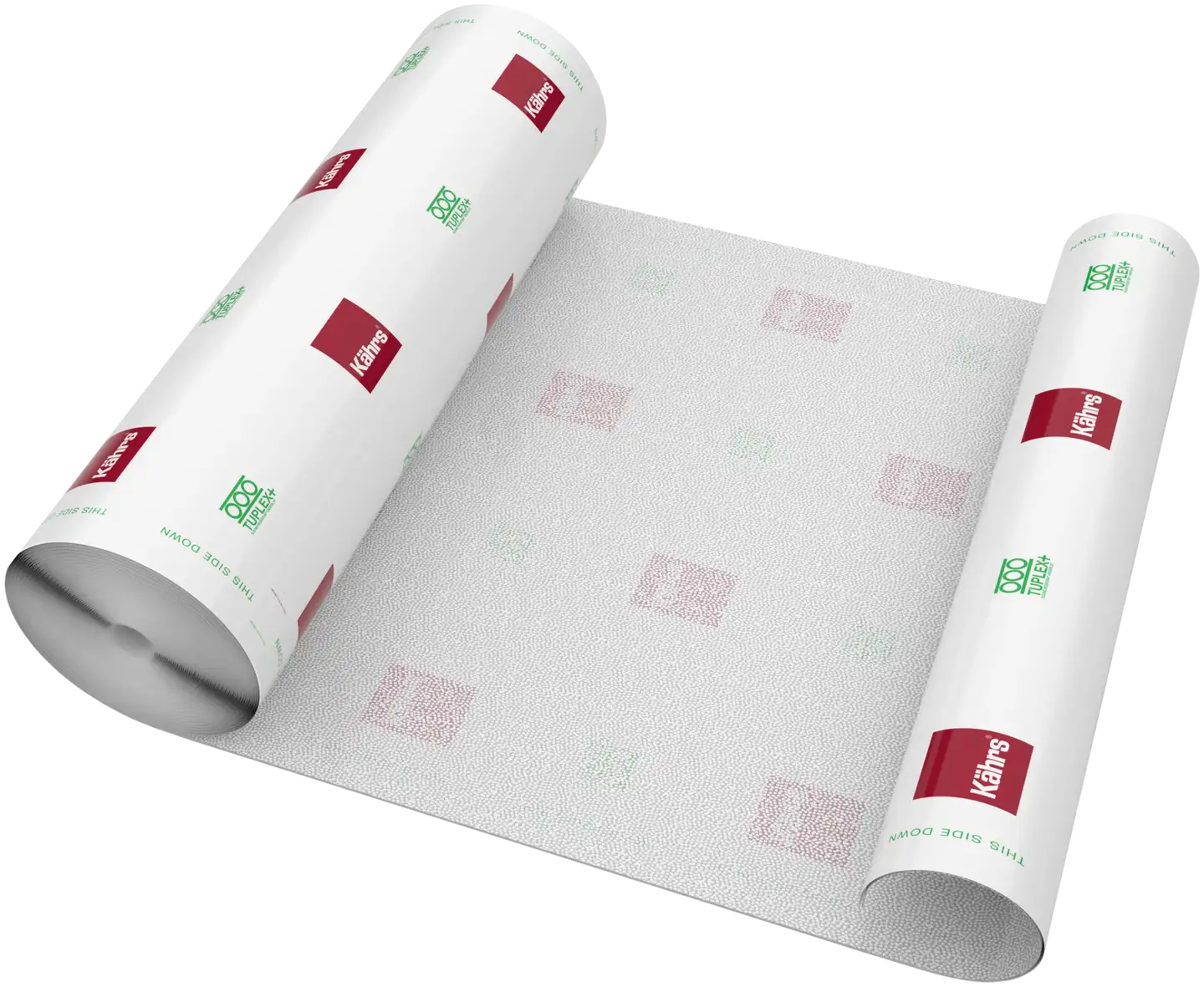 Kährs Tuplex Plus parketin alusmateriaali 16,5m2,  3mm paksu,höyrynsulullinen ja db  valtaosin kierrätetystä matriaalista valmistettu kotimainen