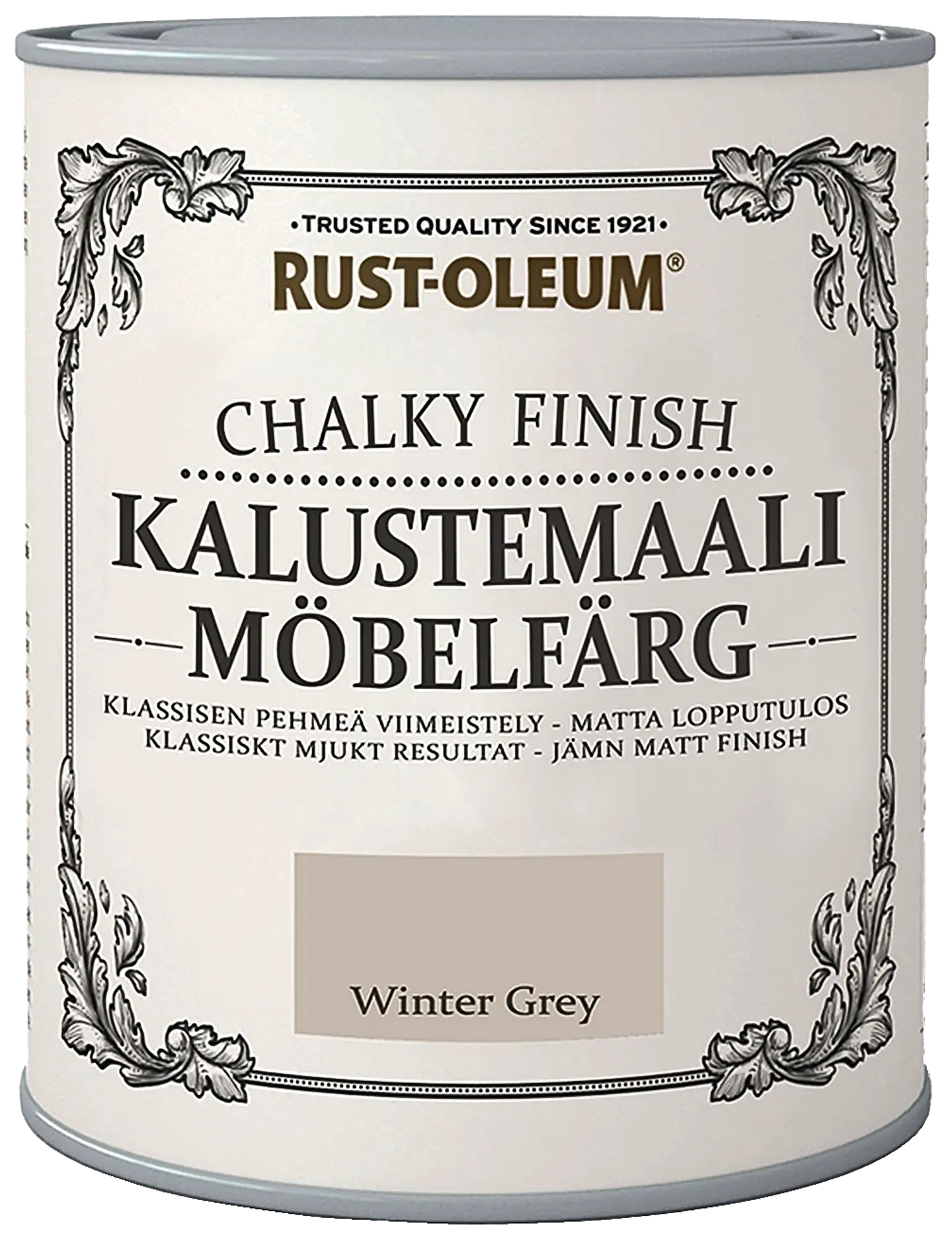 Rust-Oleum Chalky Finish Kalustemaali 750ml Winter Grey - 1