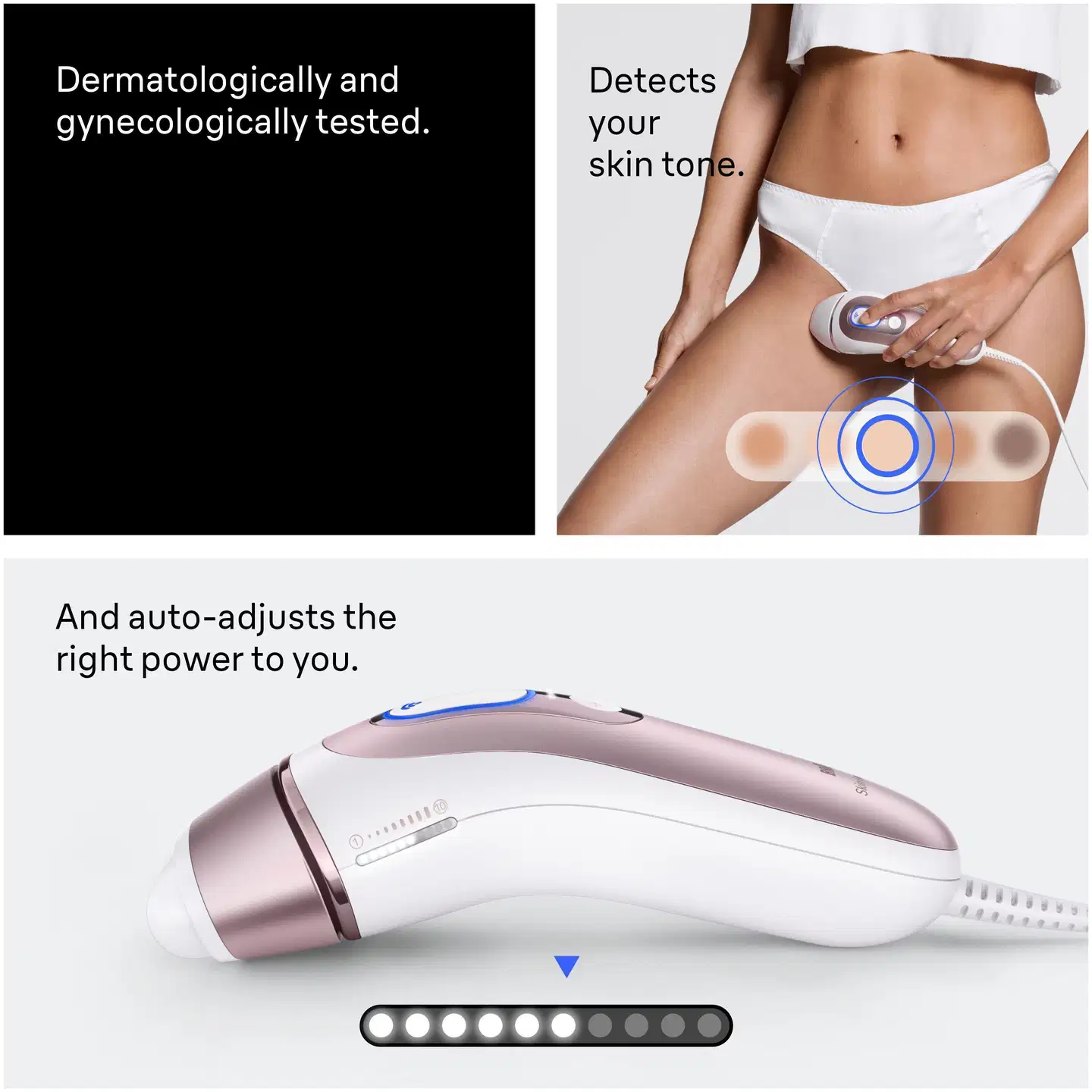 Braun Smart IPL Skin i·expert ihokarvanpoistolaite, 2 Smart-käsittelypäätä PL7211 - 8