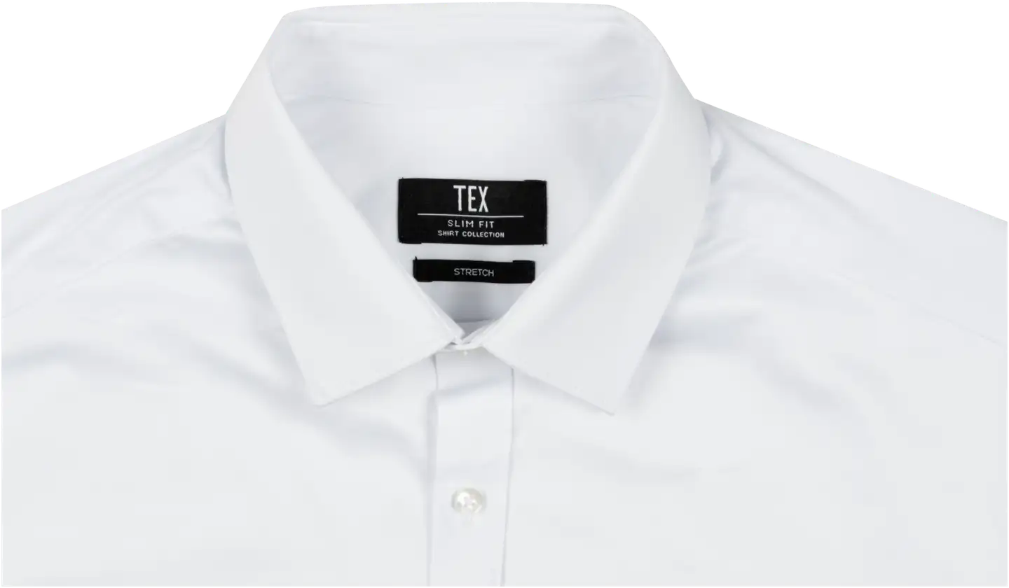 TEX miesten stretch-paita Satin I589867 - WHITE 1 - 3
